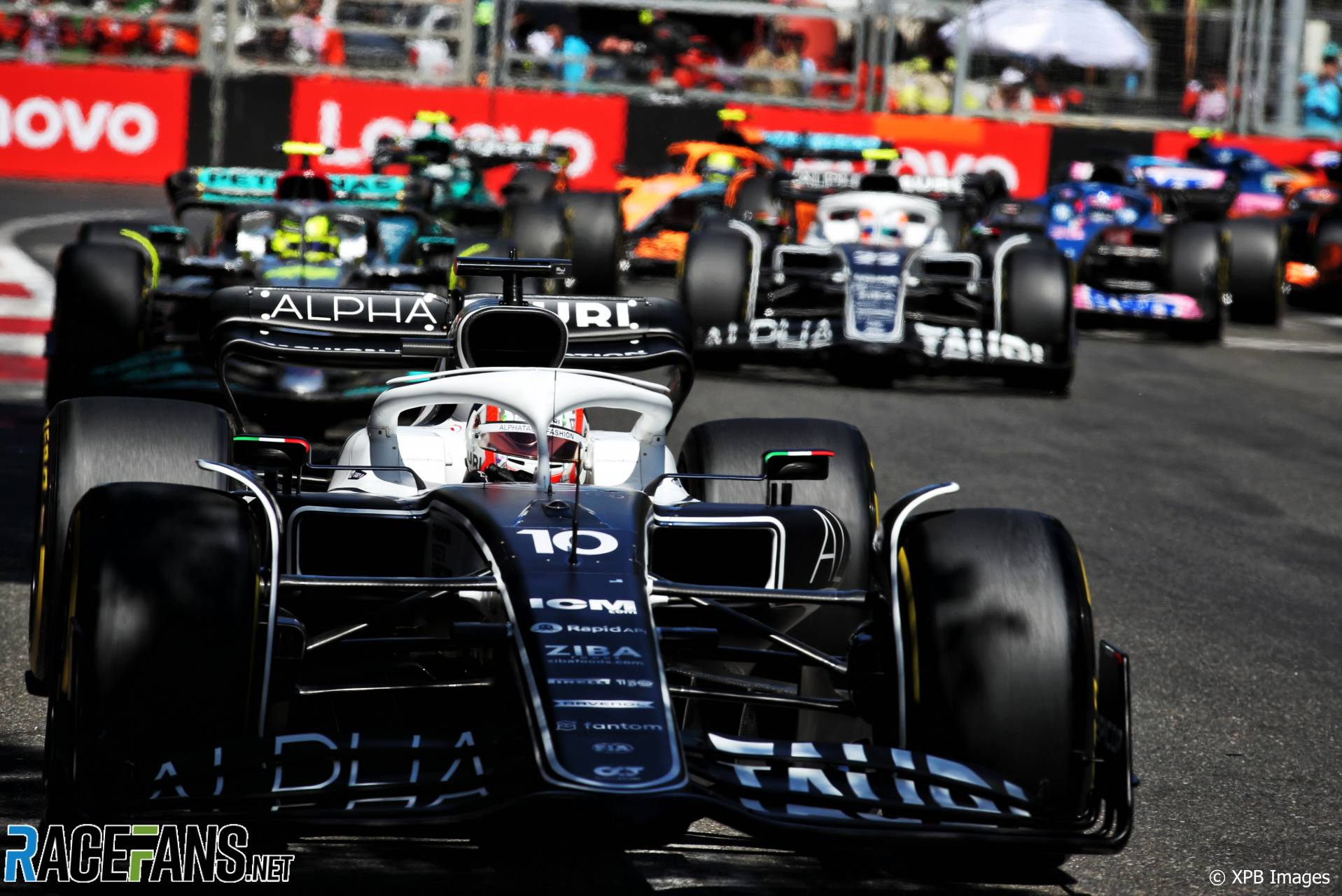 Pierre Gasly, AlphaTauri, Baku Street Circuit, 2022 · RaceFans
