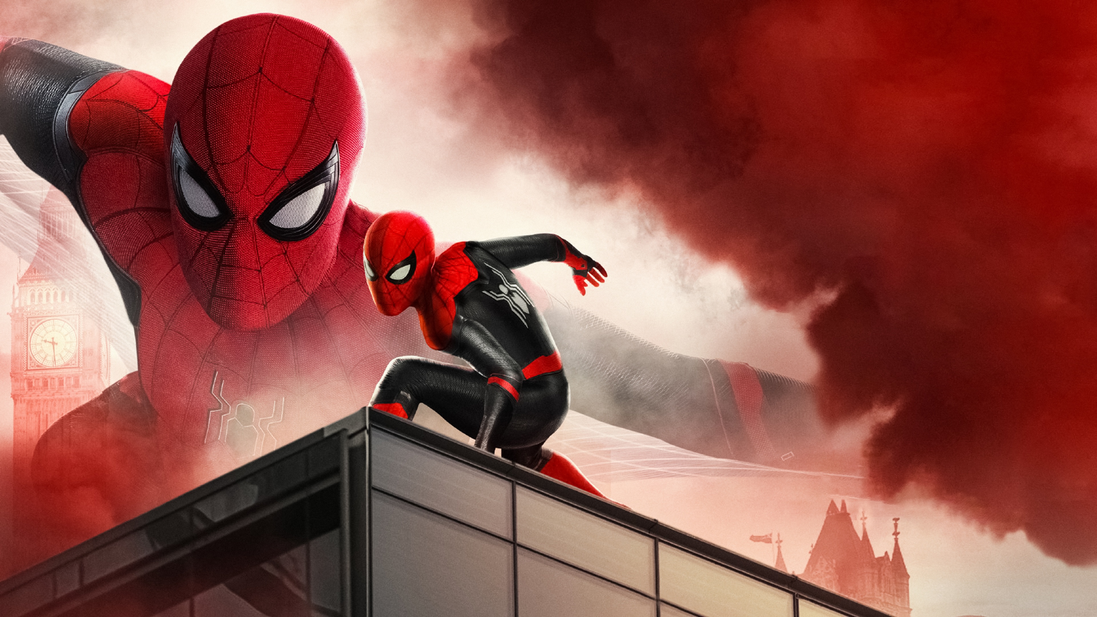Spider Man: Far From Home Wallpaper 4K, Red, Movies