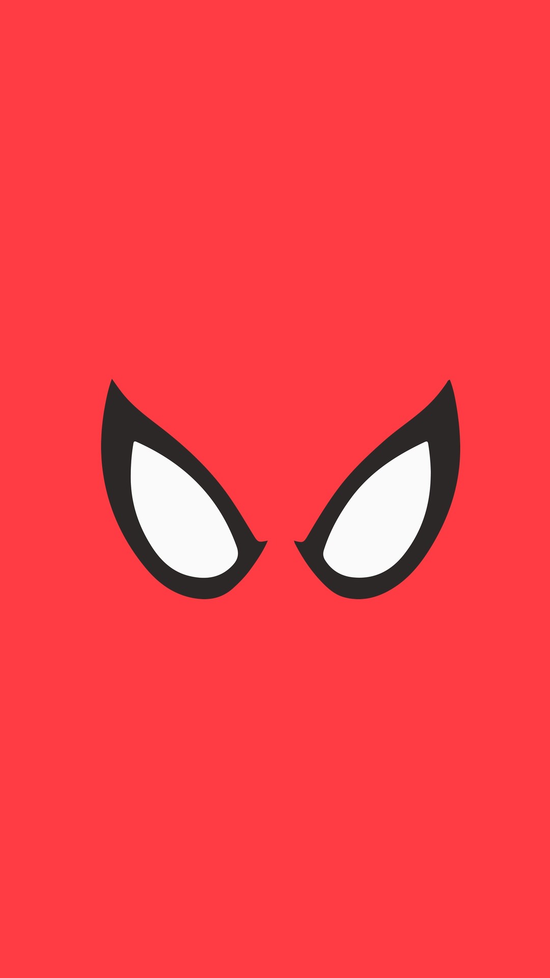 Spiderman Red Minimal Background iPhone