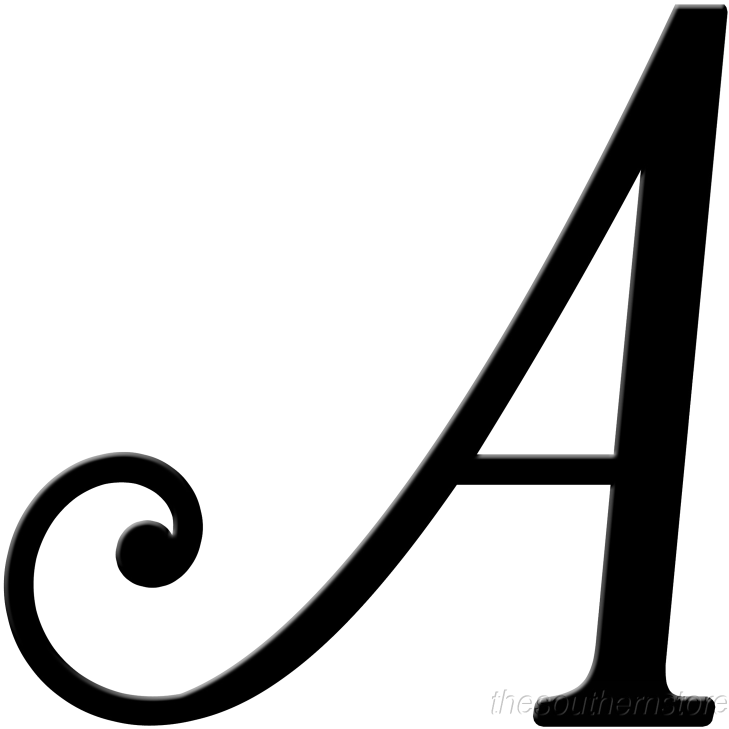 fancy letter m clipart