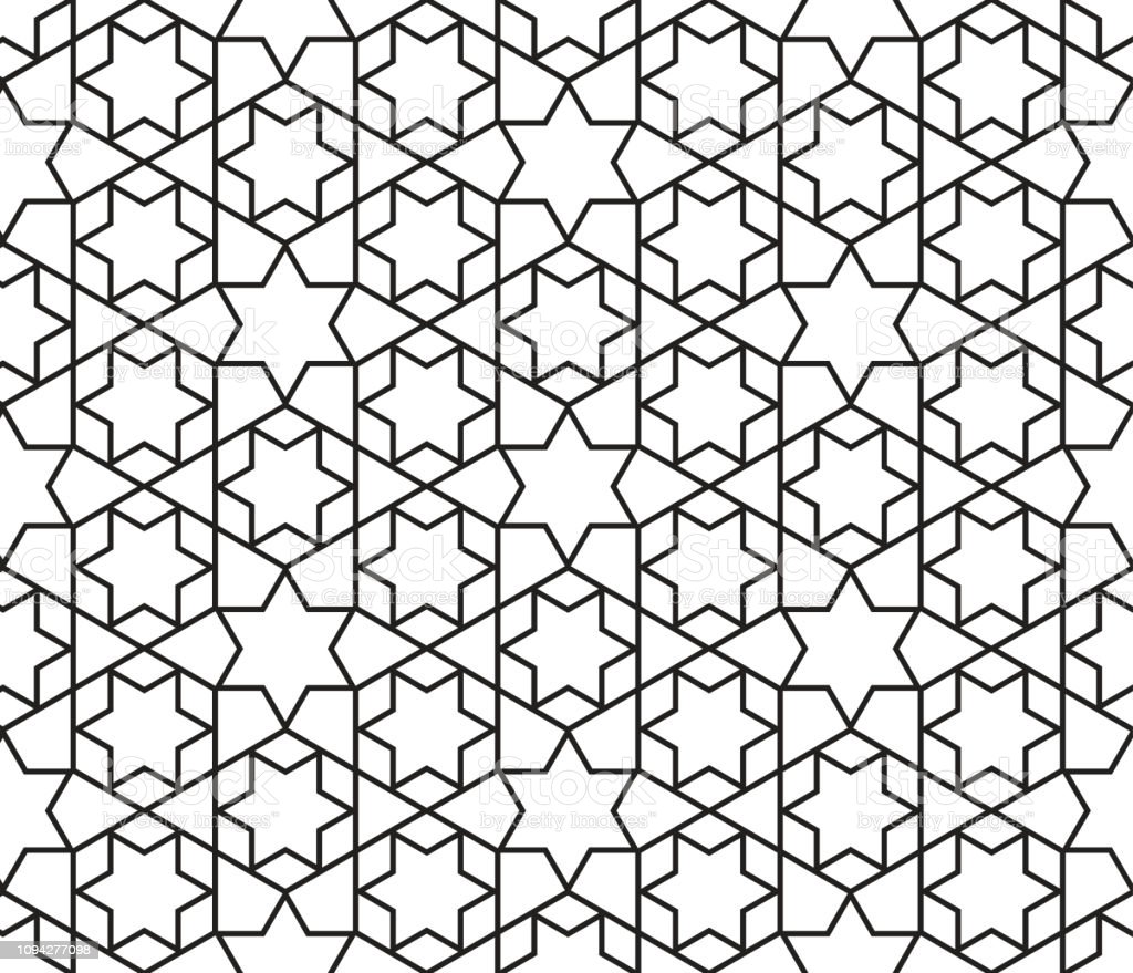 Seamless Islamic Pattern Vector Art Stock Illustration Image Now, Art, Decoration