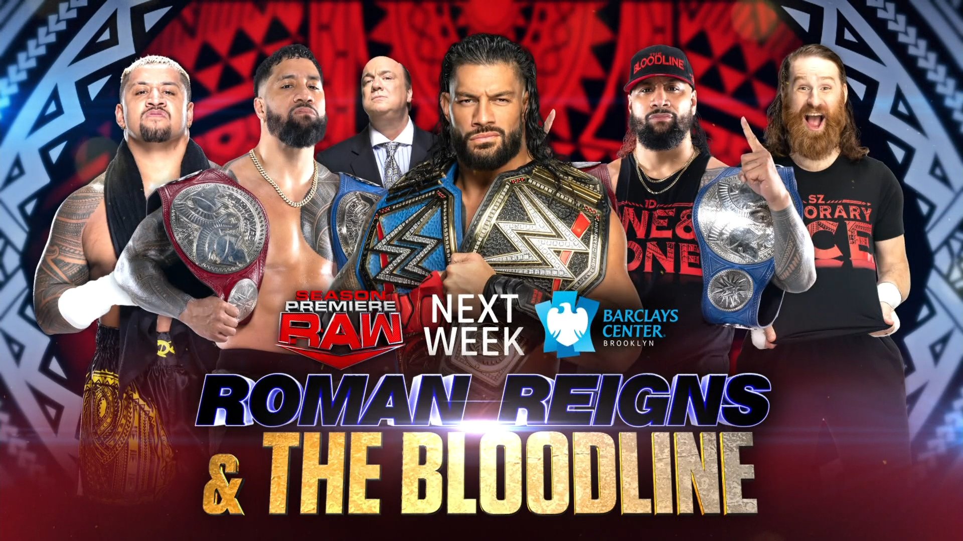 WWE Raw 2022 Season Premiere: The Bloodline To Appear; Title Match Confirmed