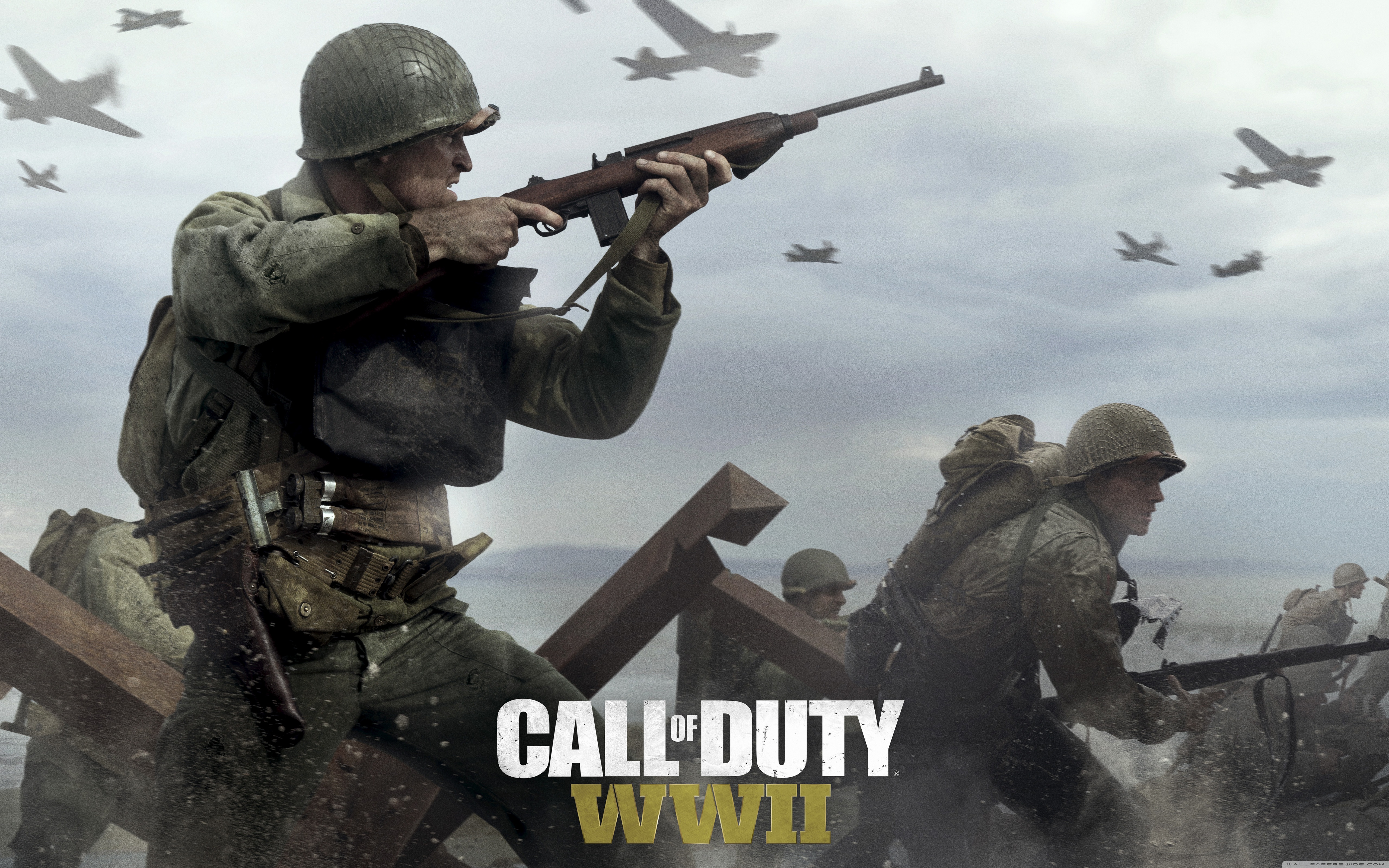 Call of Duty WWII Ultra HD Desktop Background Wallpaper for 4K UHD TV, Widescreen & UltraWide Desktop & Laptop, Tablet