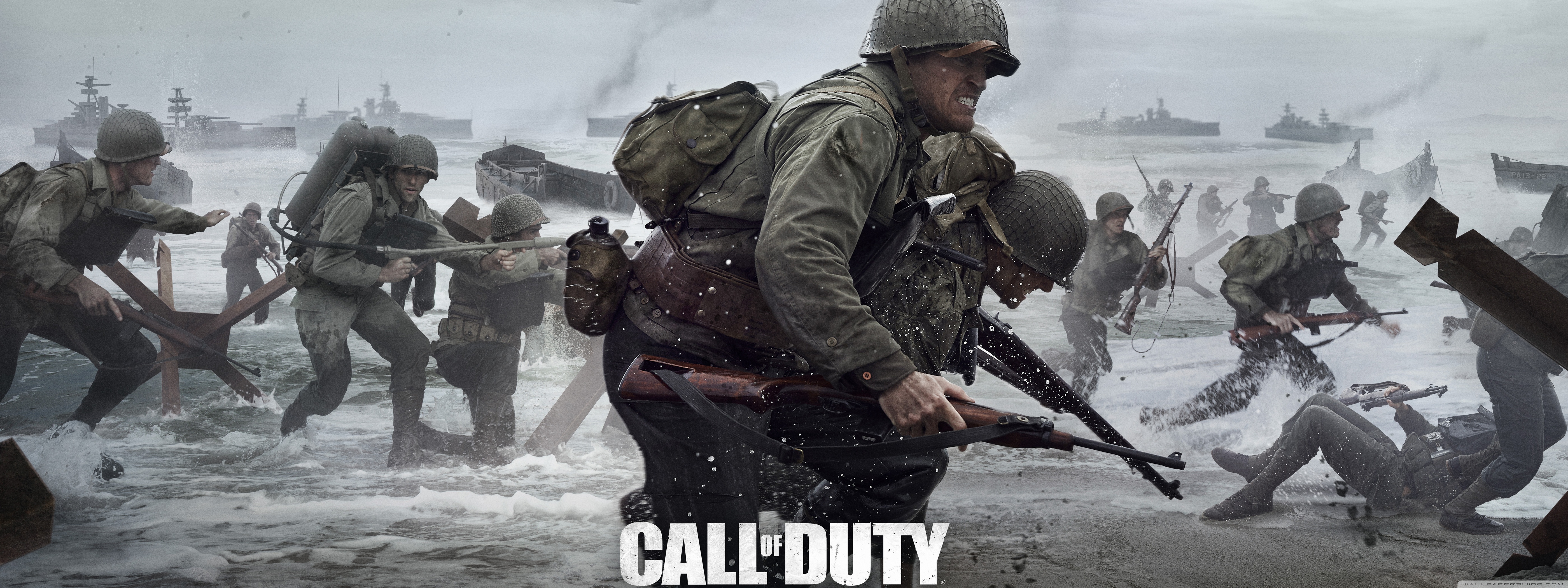 Call of Duty WWII 2017 Video Game Ultra HD Desktop Background Wallpaper for 4K UHD TV, Widescreen & UltraWide Desktop & Laptop, Multi Display, Dual Monitor, Tablet