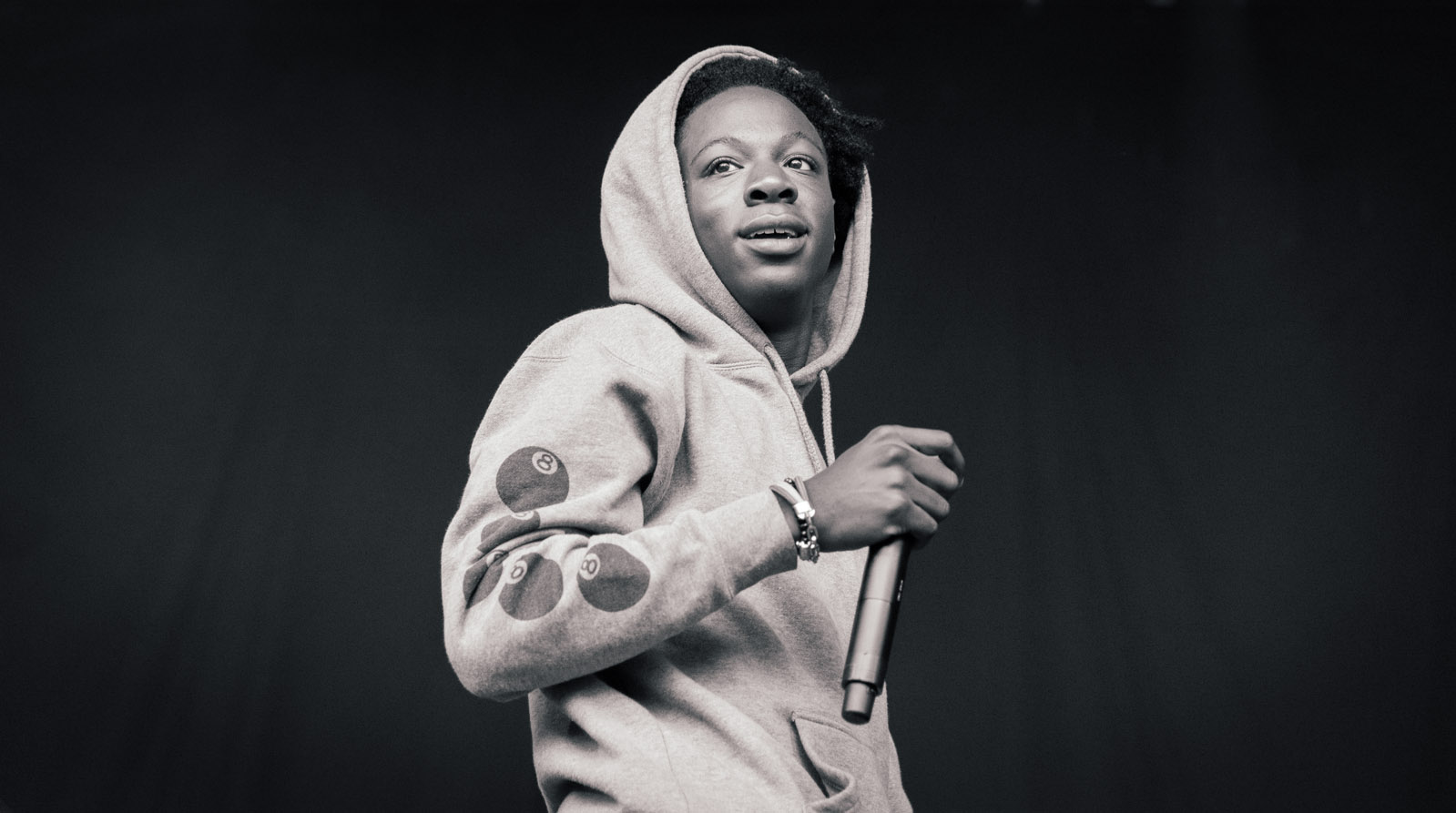 Joey Badass performing at Hovefestivalen