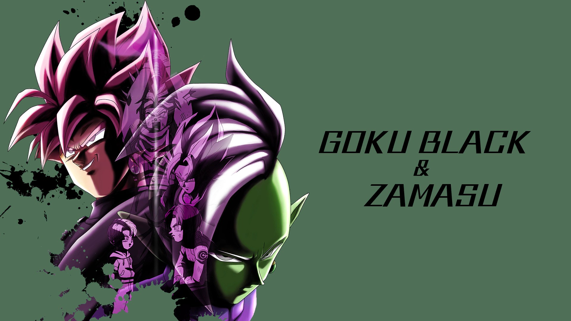 Goku Black And Zamasu Background Image and Wallpaper