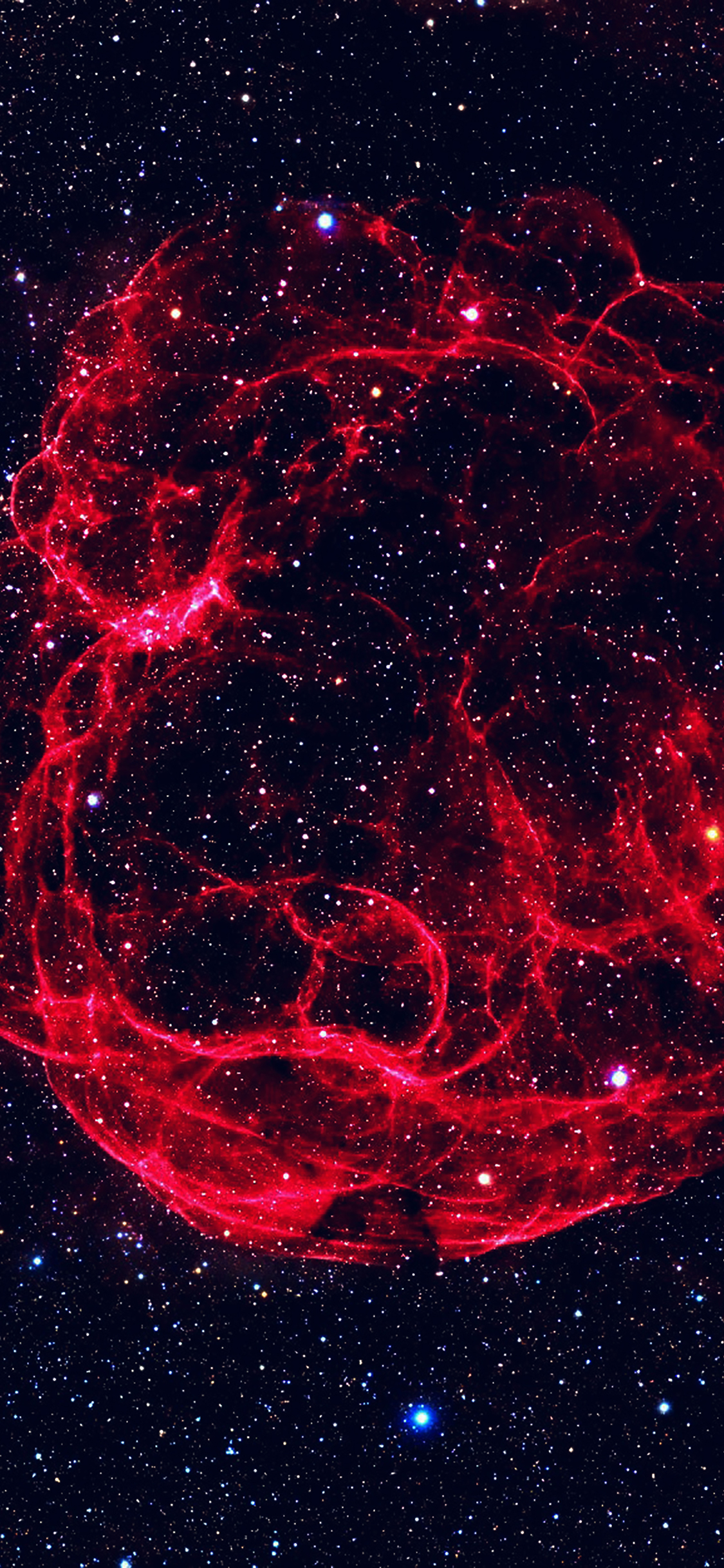 Space Red Blue Bigbang Star Art Nature