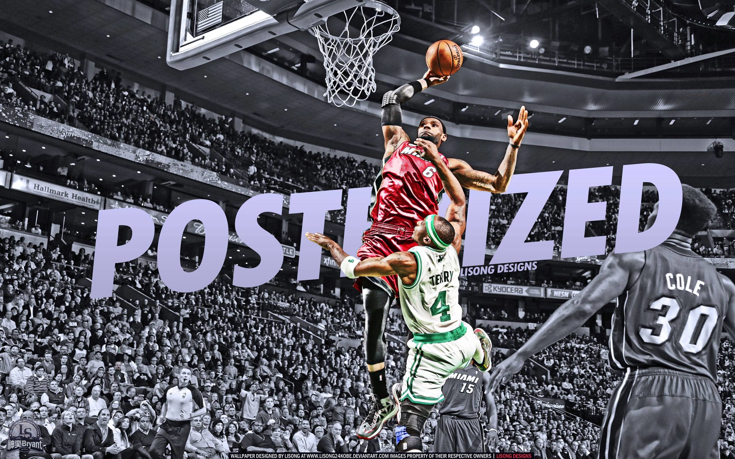 Lebron James Dunking Wallpaper
