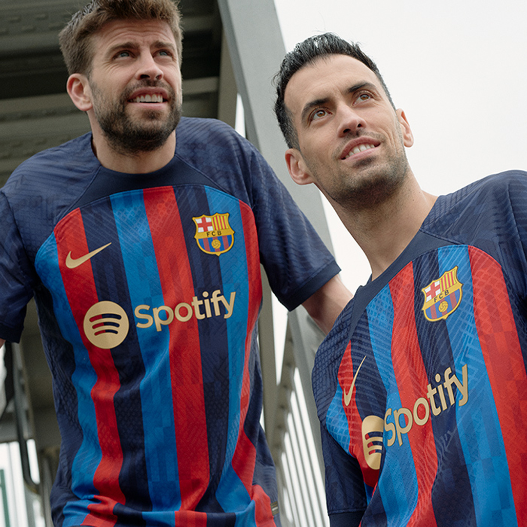 New Barcelona Kit 2022 23 Home Shirt