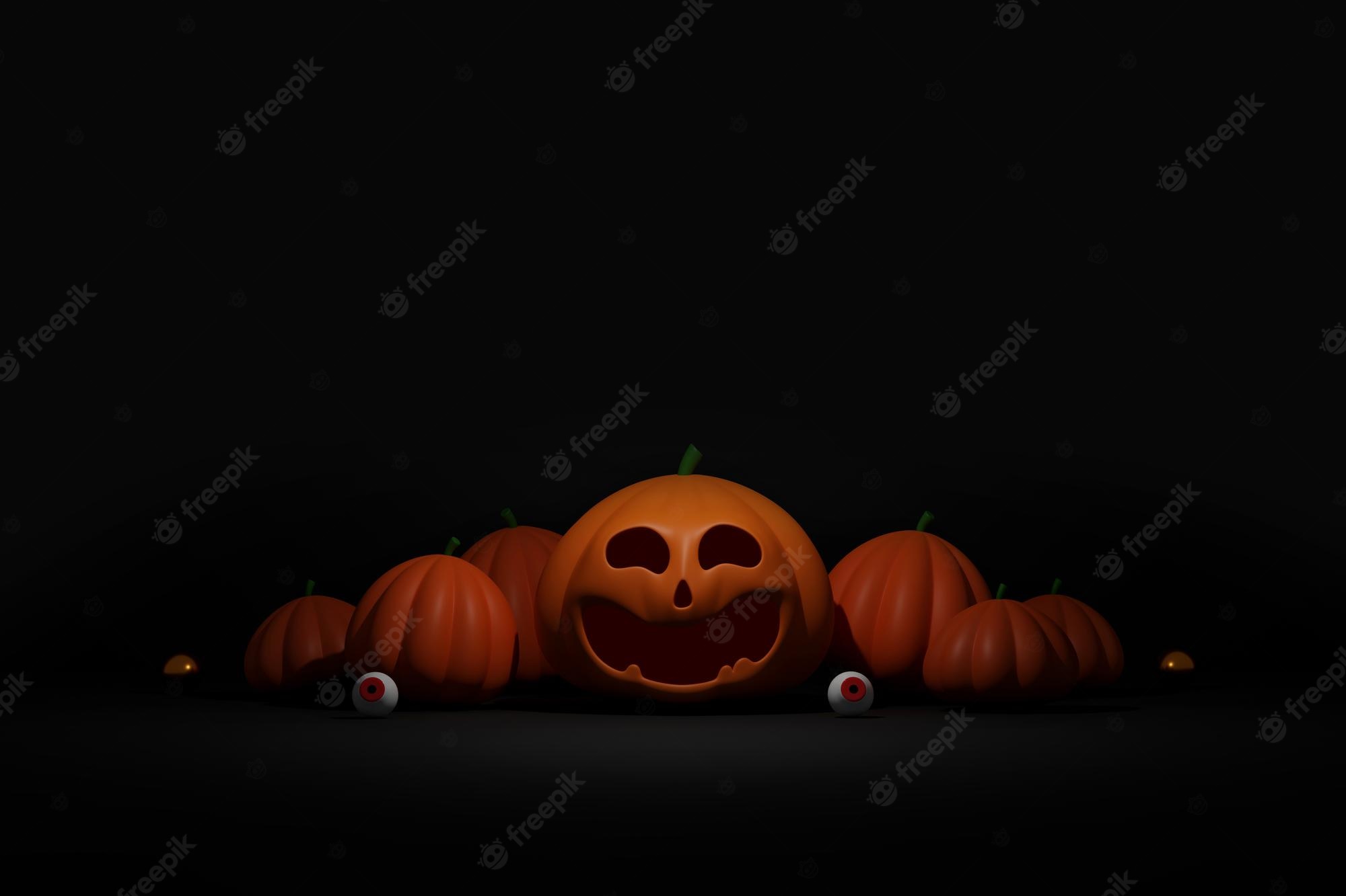 Premium Photo. Happy halloween day banner