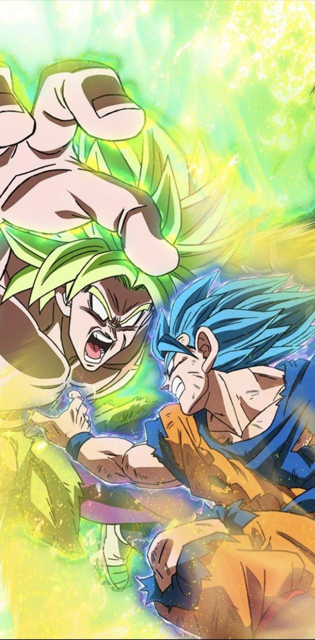 Goku VS broly wallpaper