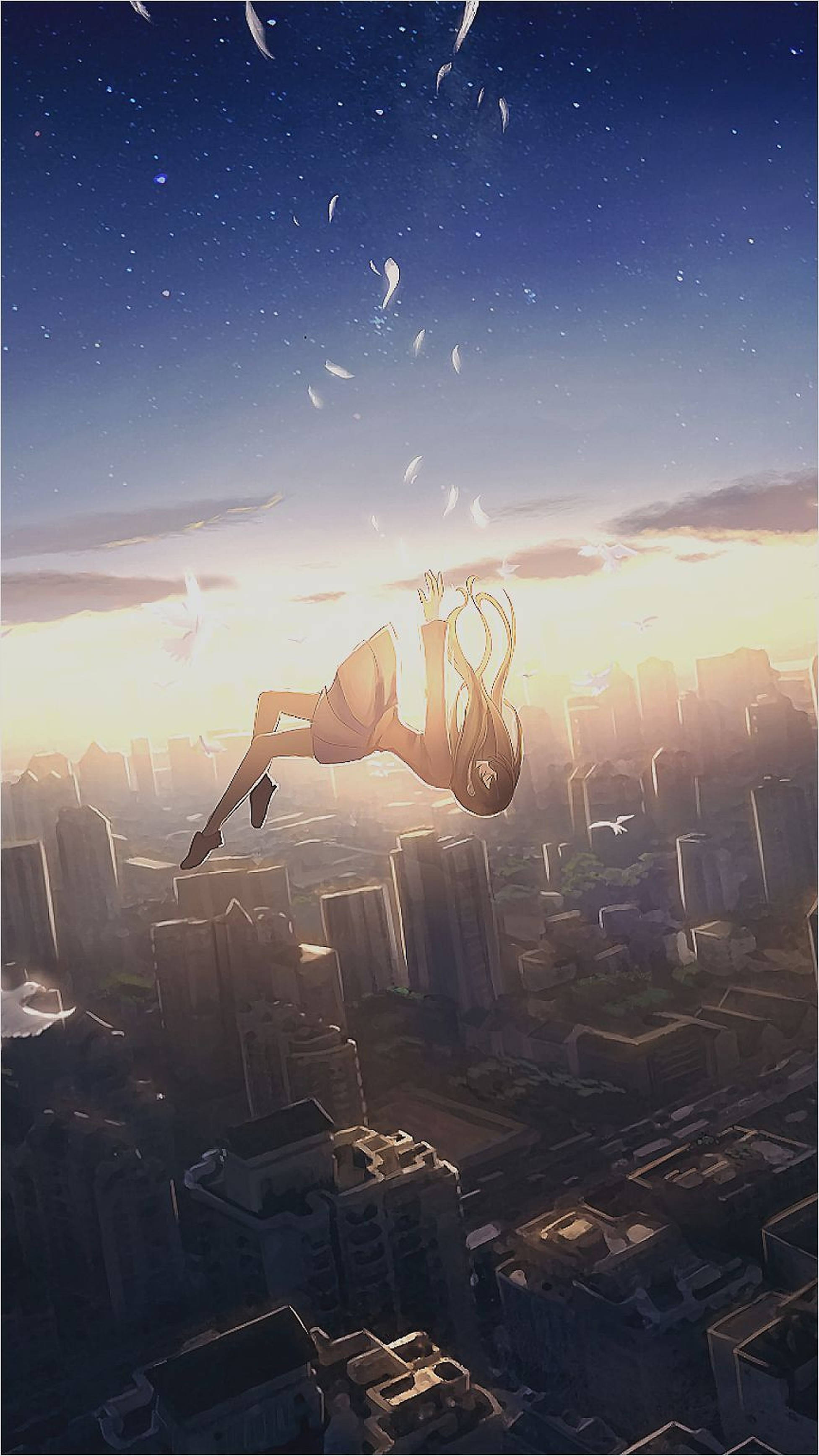 Anime City iPhone Wallpapers - Wallpaper Cave
