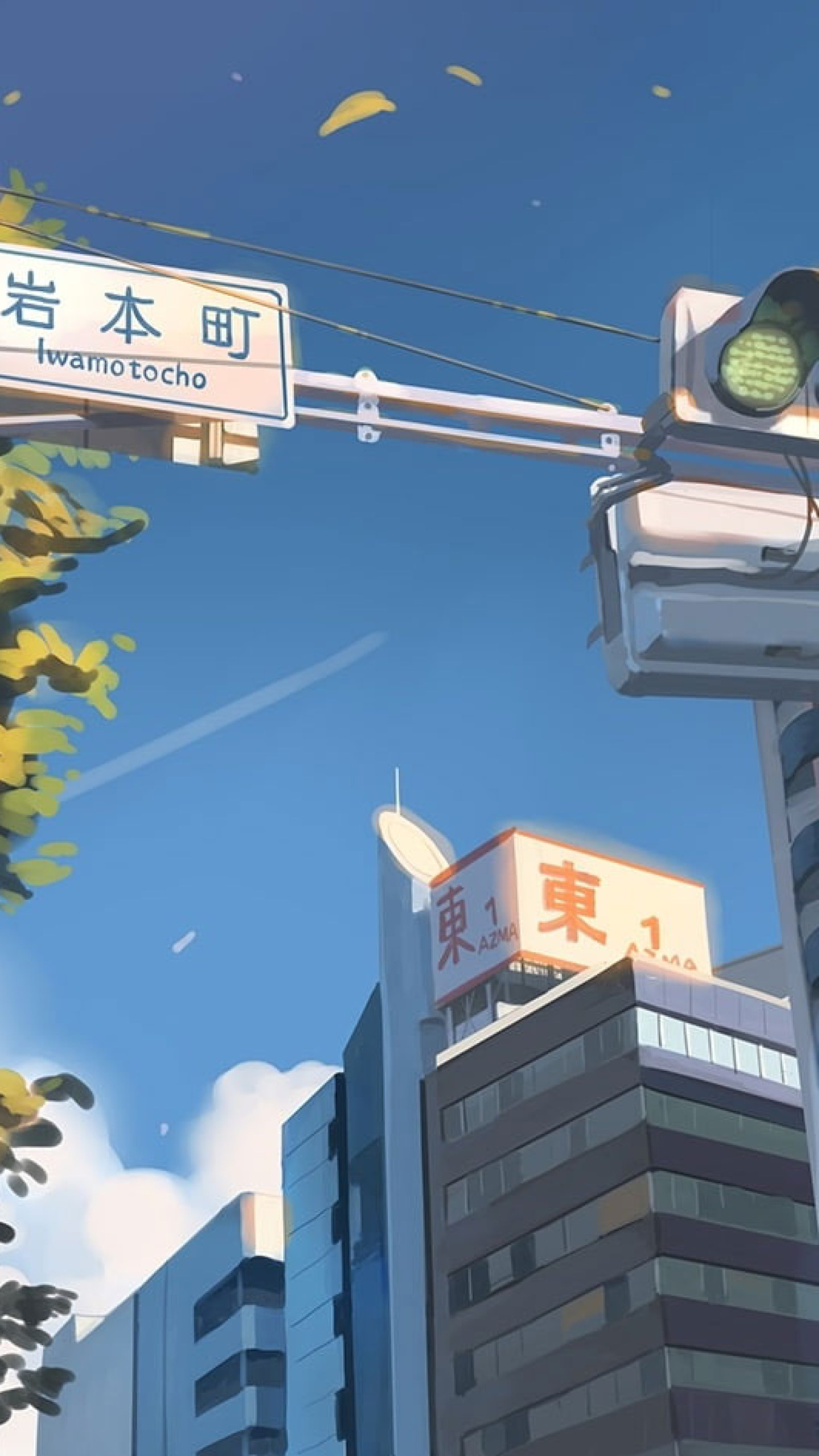 Wallpaper Anime Landscape, City, Street, Buildings, Sky • Wallpaper For You