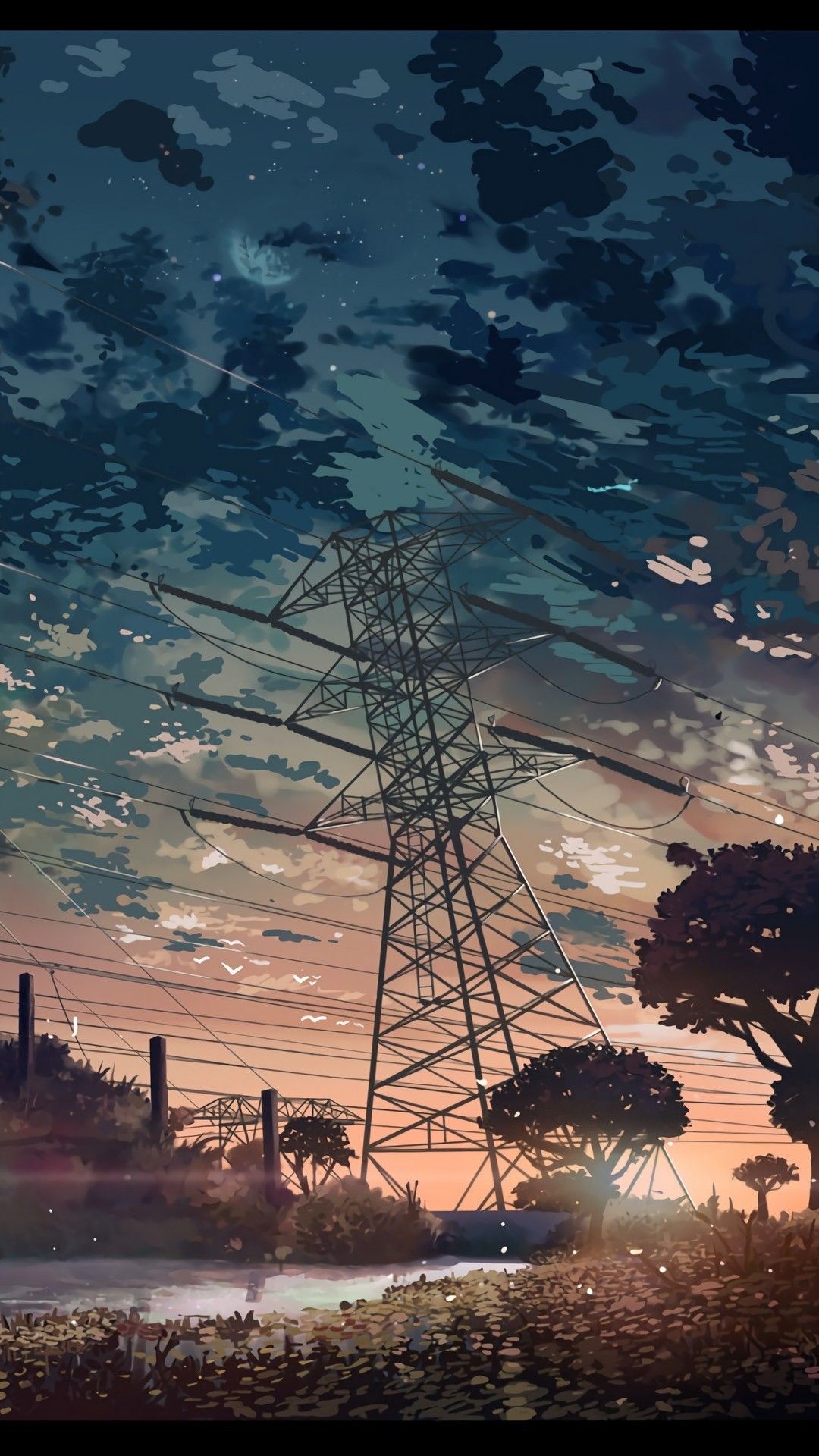 Anime Sky iPhone Wallpaper