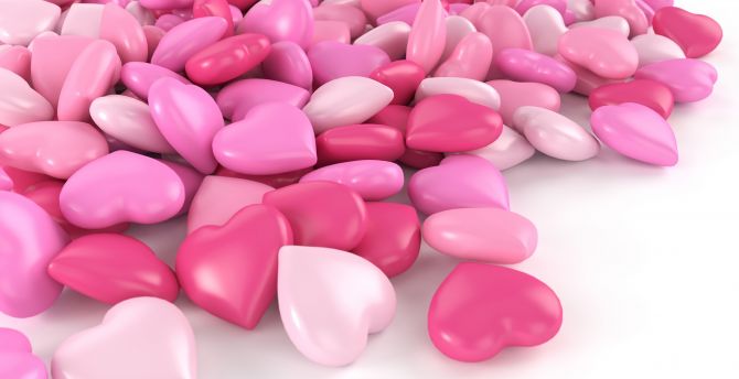 Wallpaper hearts, sweets, candy desktop wallpaper, HD image, picture, background, f9dafc