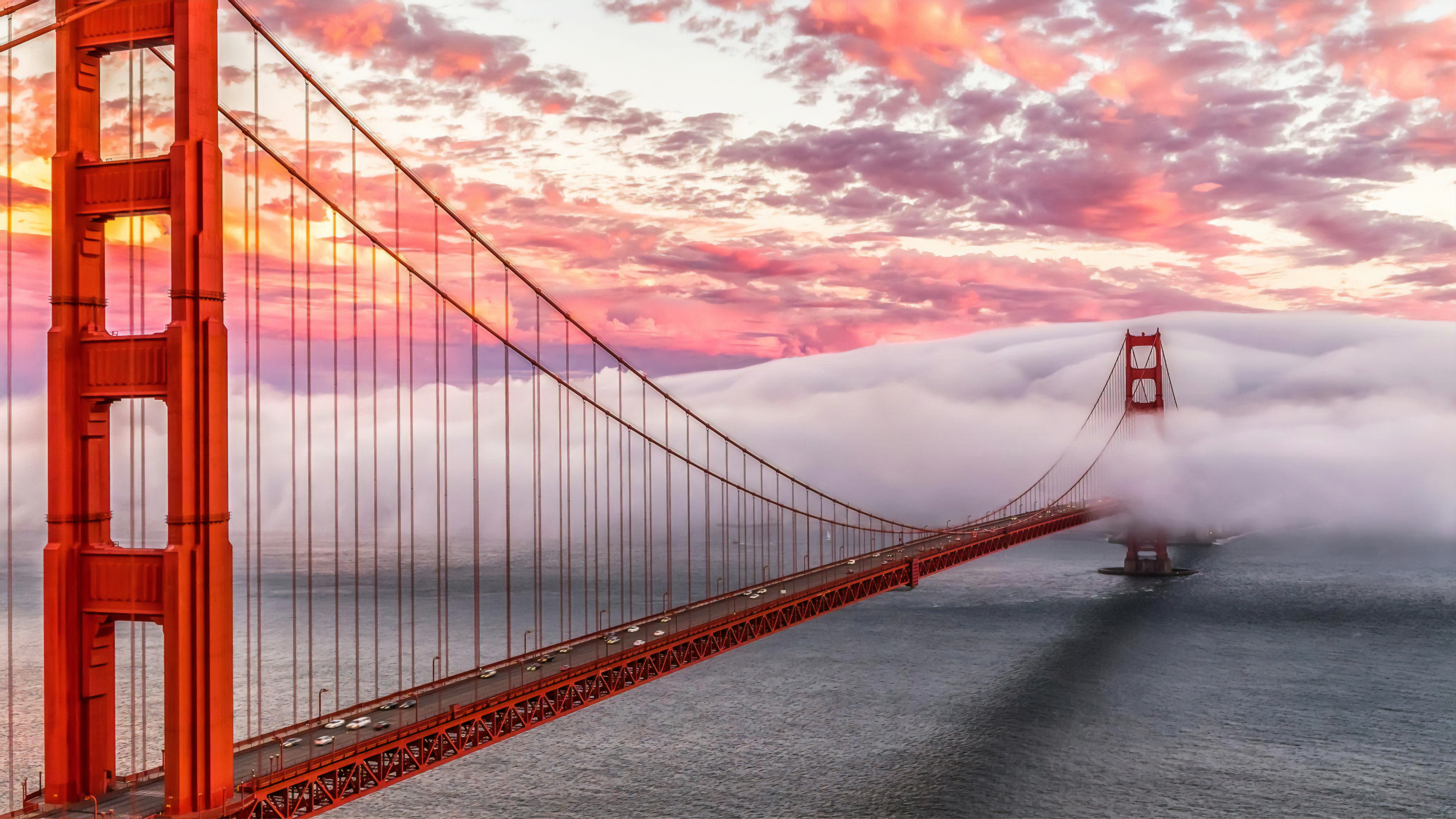 Golden Gate Bridge in Clouds Ultra