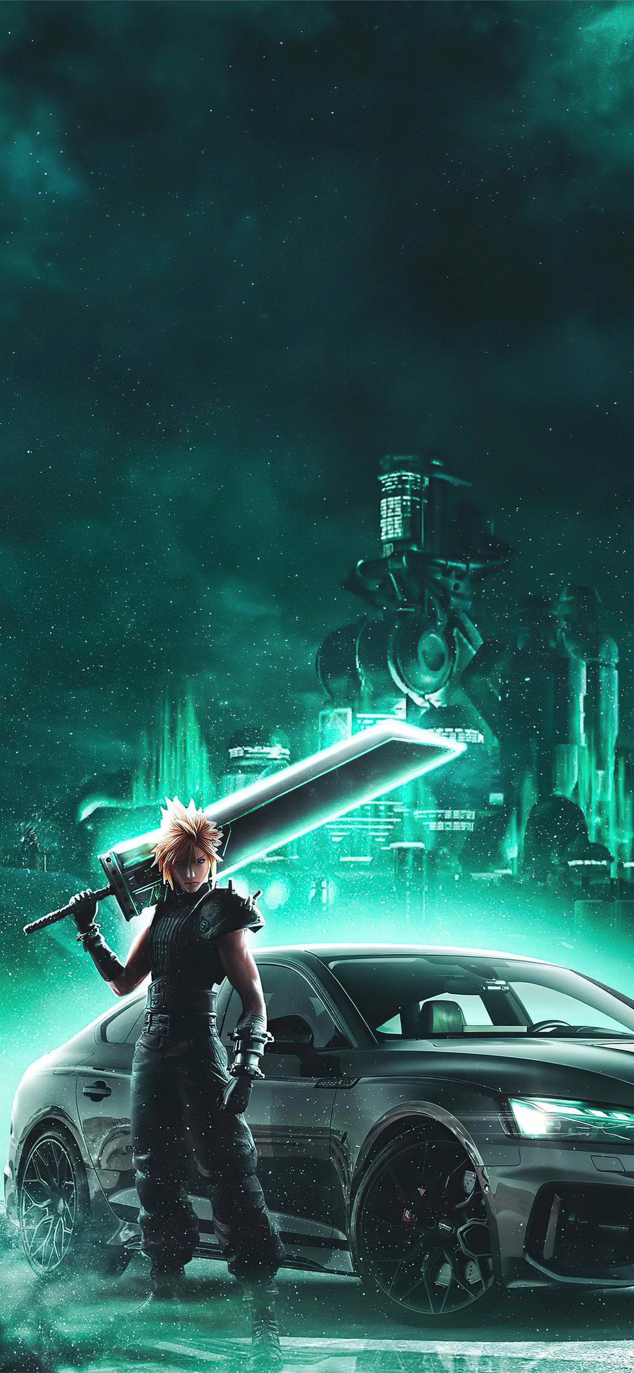 final fantasy vii 2022 4k iPhone Wallpaper Free Download