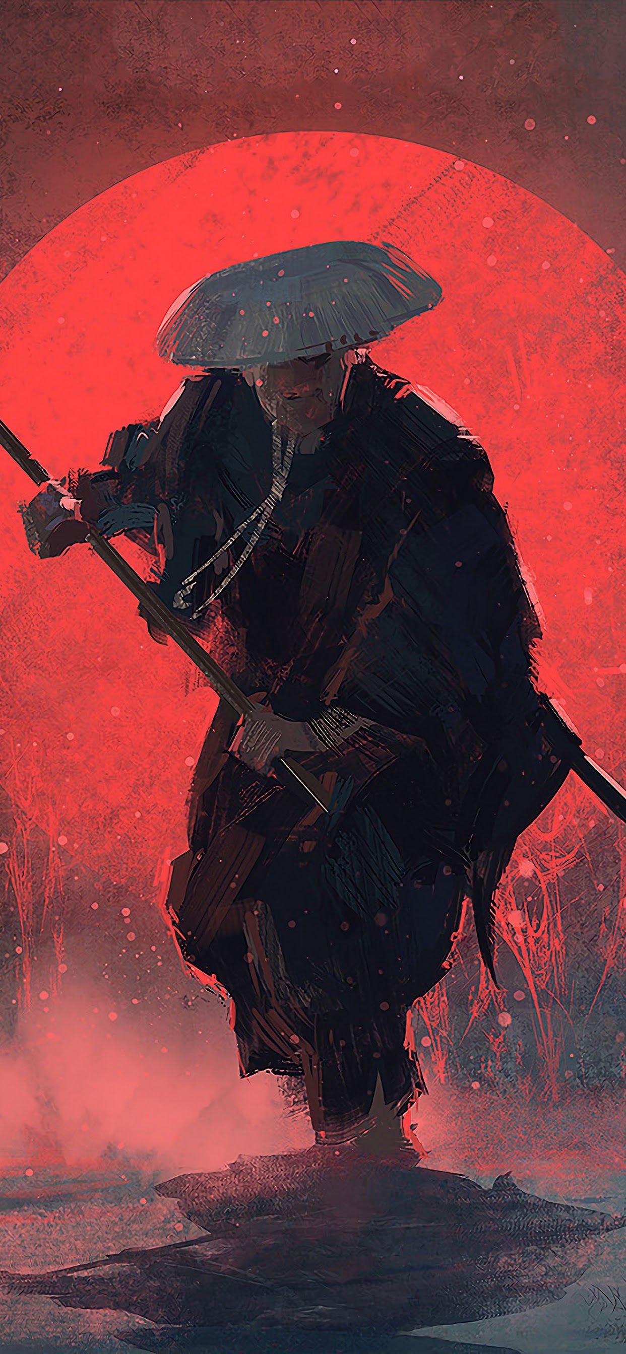 Samurai Art Fantasy 4K Wallpaper