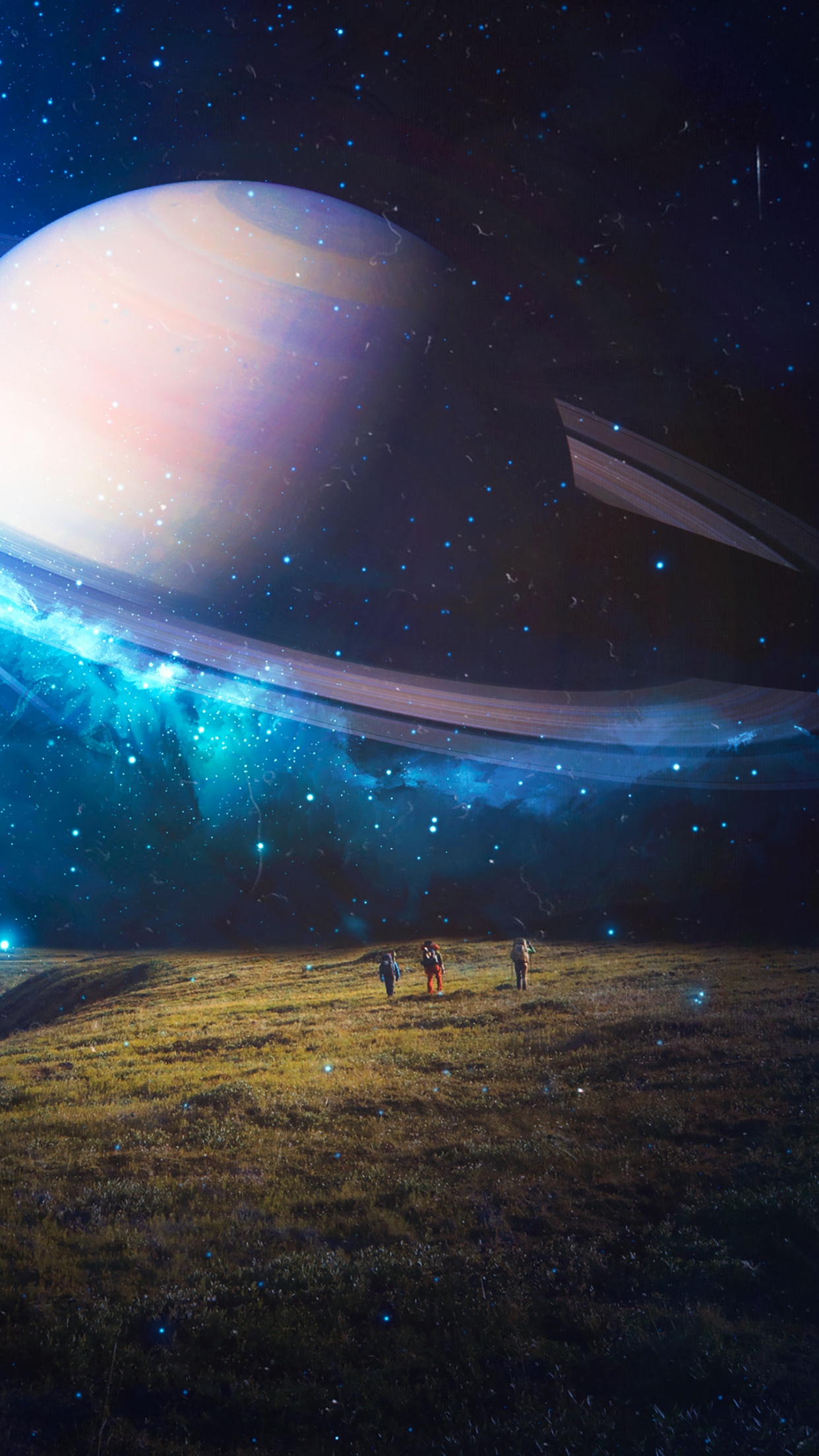 Exploring Wallpaper 4K, Saturn, Planet, Surreal, Time travel, Space, Fantasy