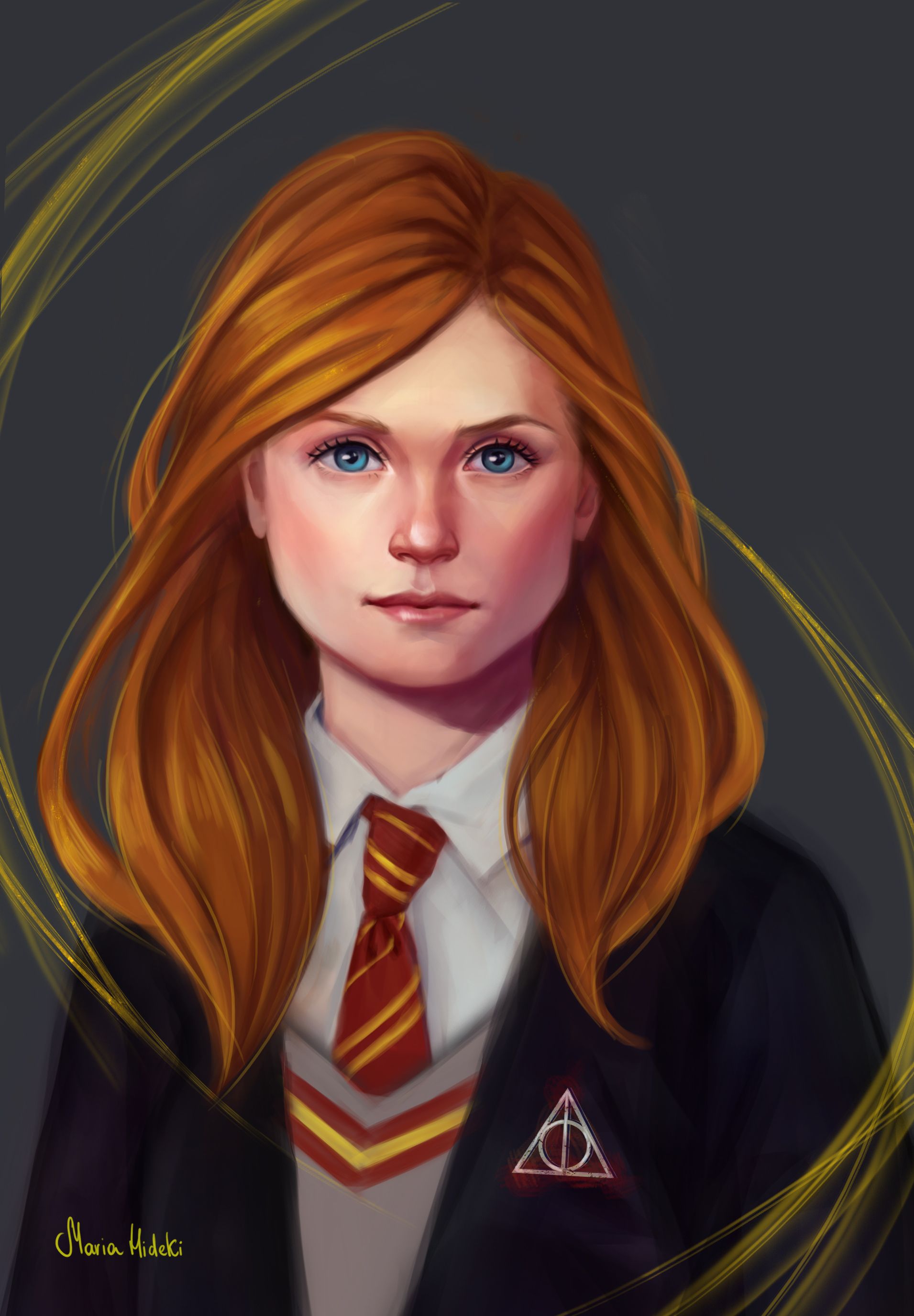 Ginny Weasley. Ginny weasley, Harry potter drawings, Harry potter wallpaper