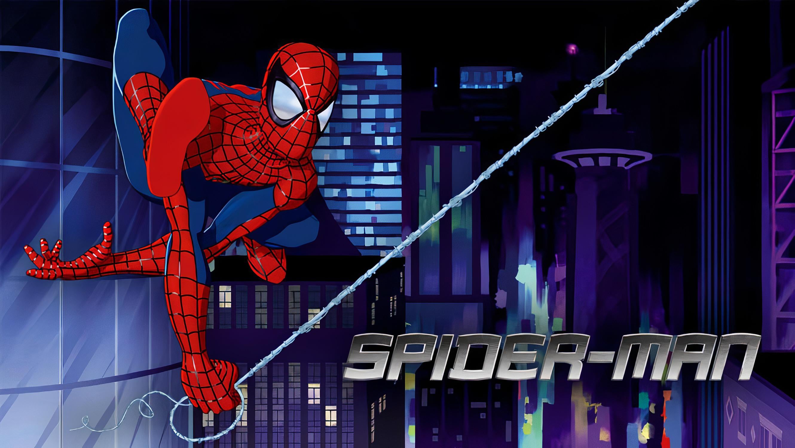 Spider Man: The New Animated Series AI Upscaled Image Wallpaper! Enjoy!