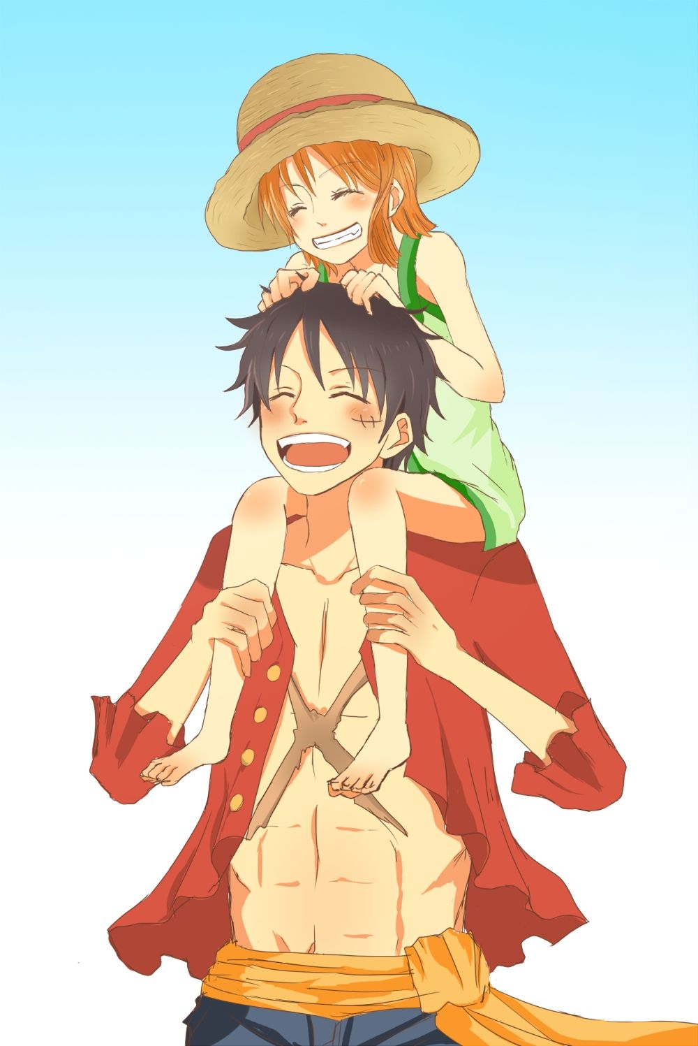 One Piece: Two Years Later/. One piece manga, One piece nami, Luffy x nami