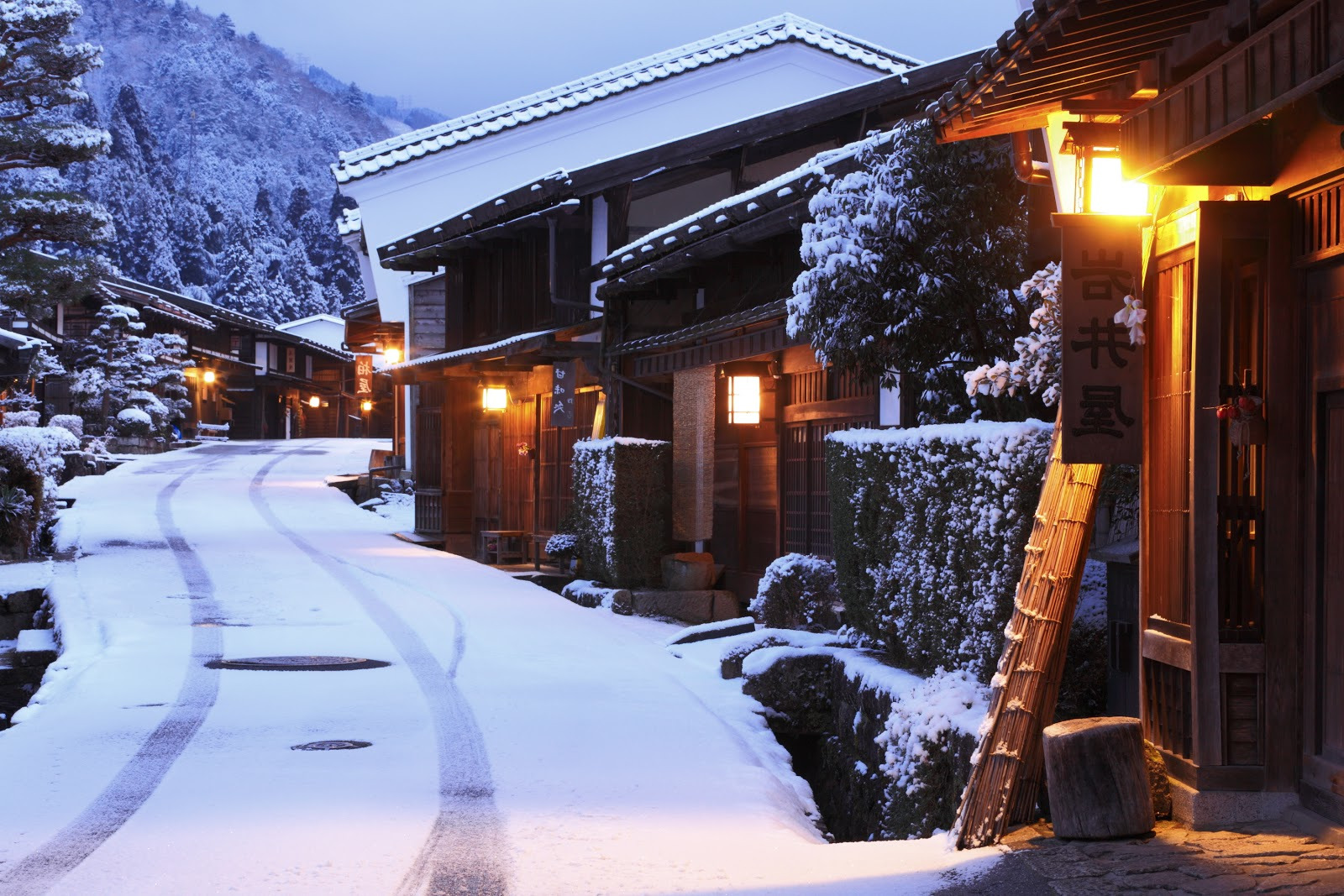 Japan, Street, Snow, Winter Wallpaper HD / Desktop and Mobile Background