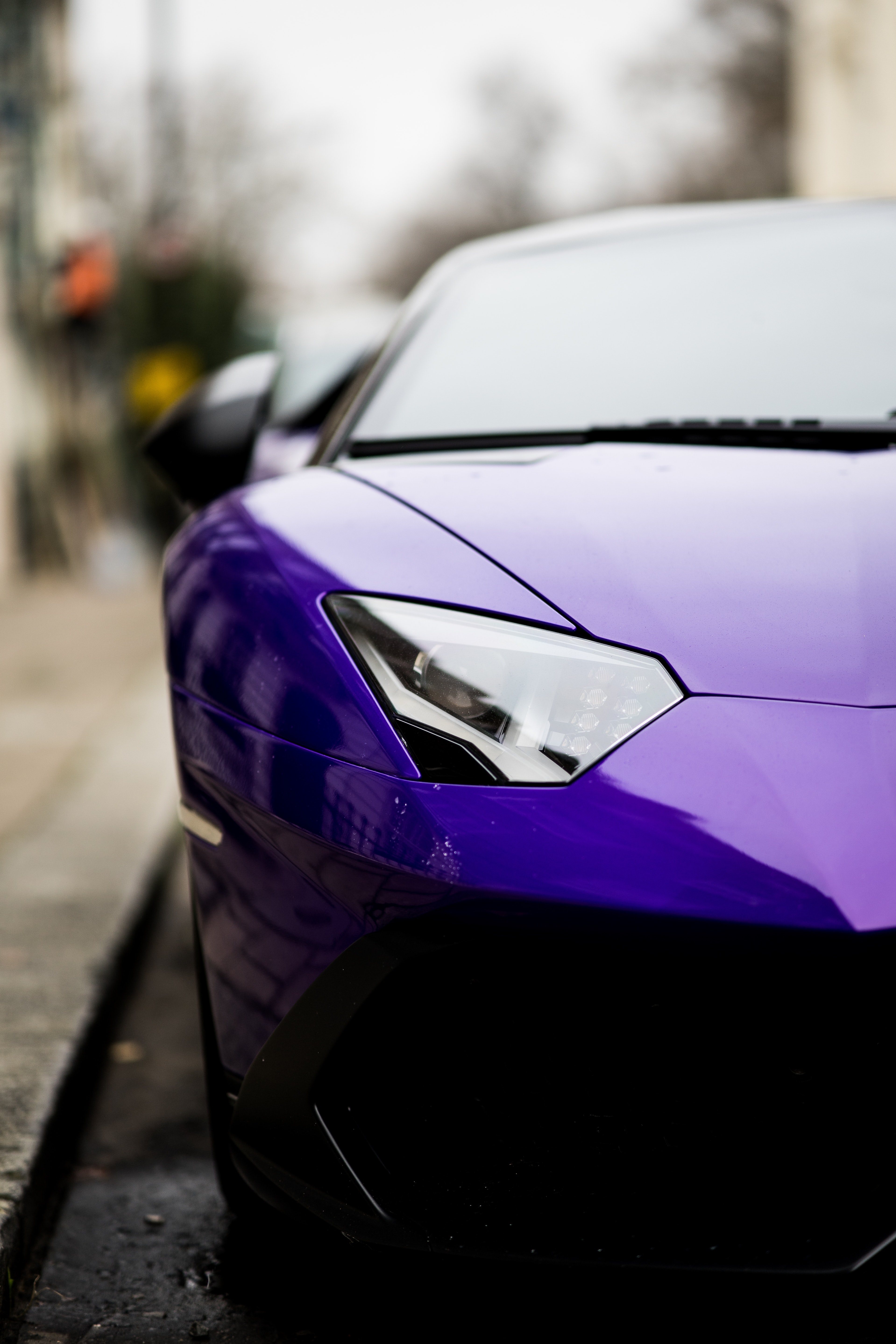 A Purple Lamborghini Aventador · Free