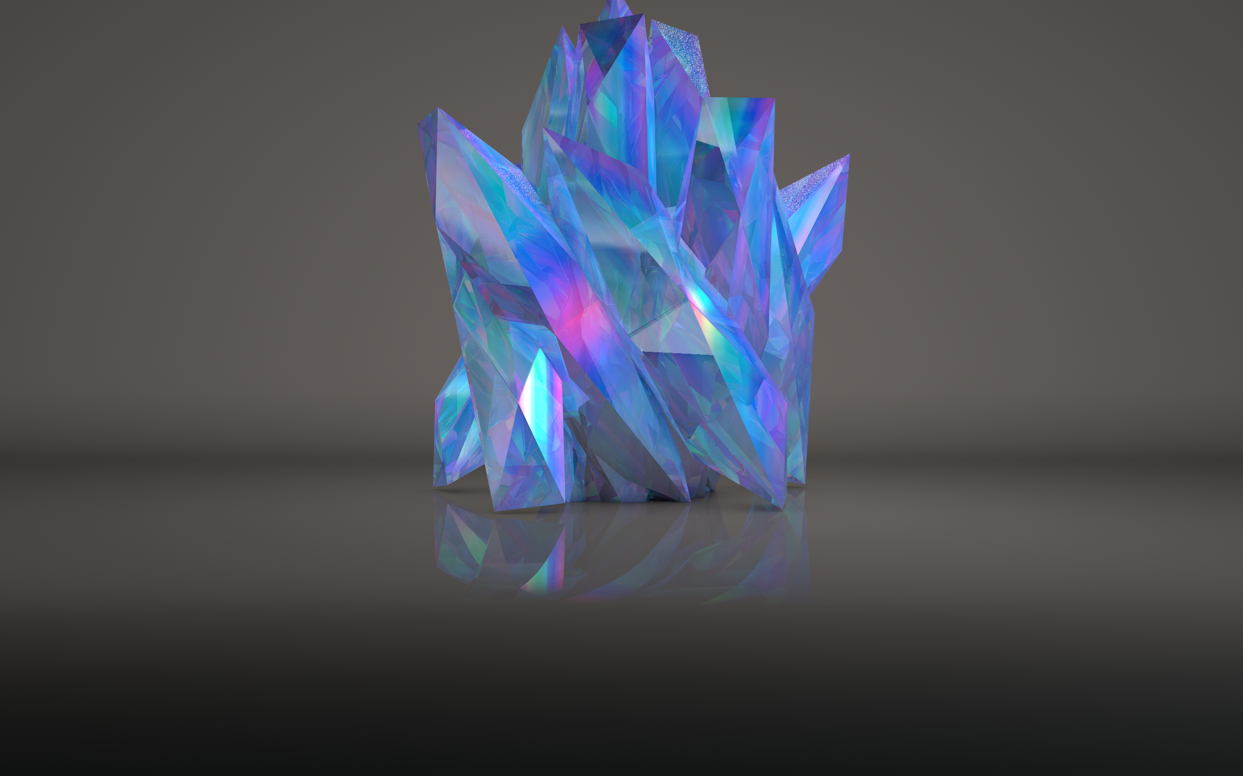Pastel Colored Crystal