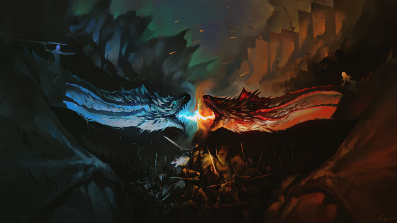 Game Of Thrones Dragons Minimalist Wallpapers - Wallpaper Cave