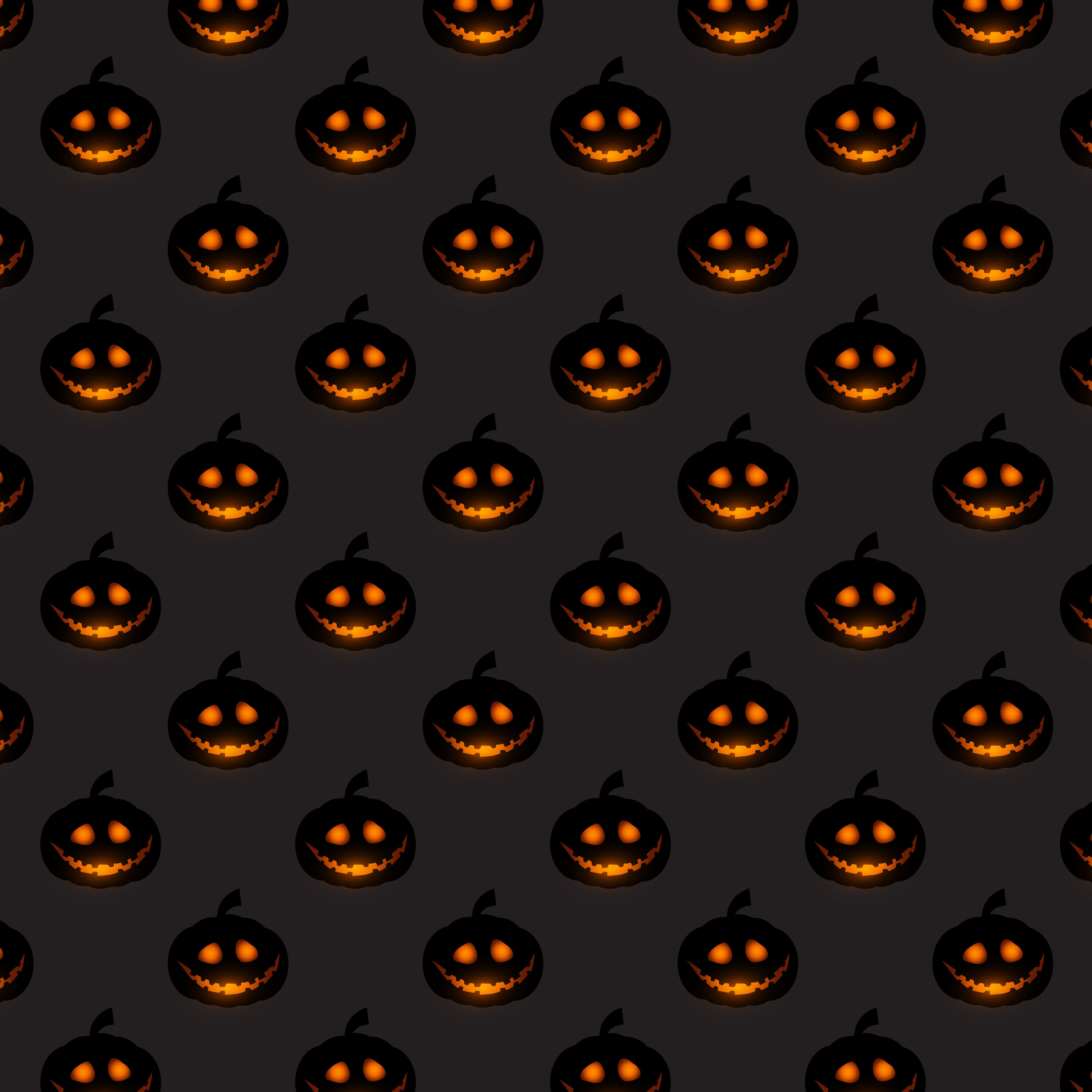 Halloween pumpkin pattern background