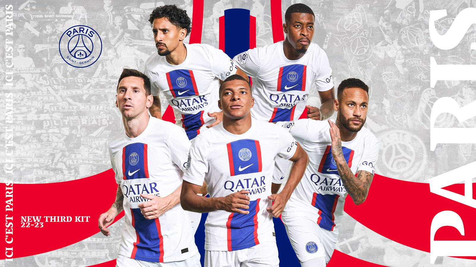 Paris Saint Germain Unveils Its Nike Made Third Kit For The 2022 2023 Season!