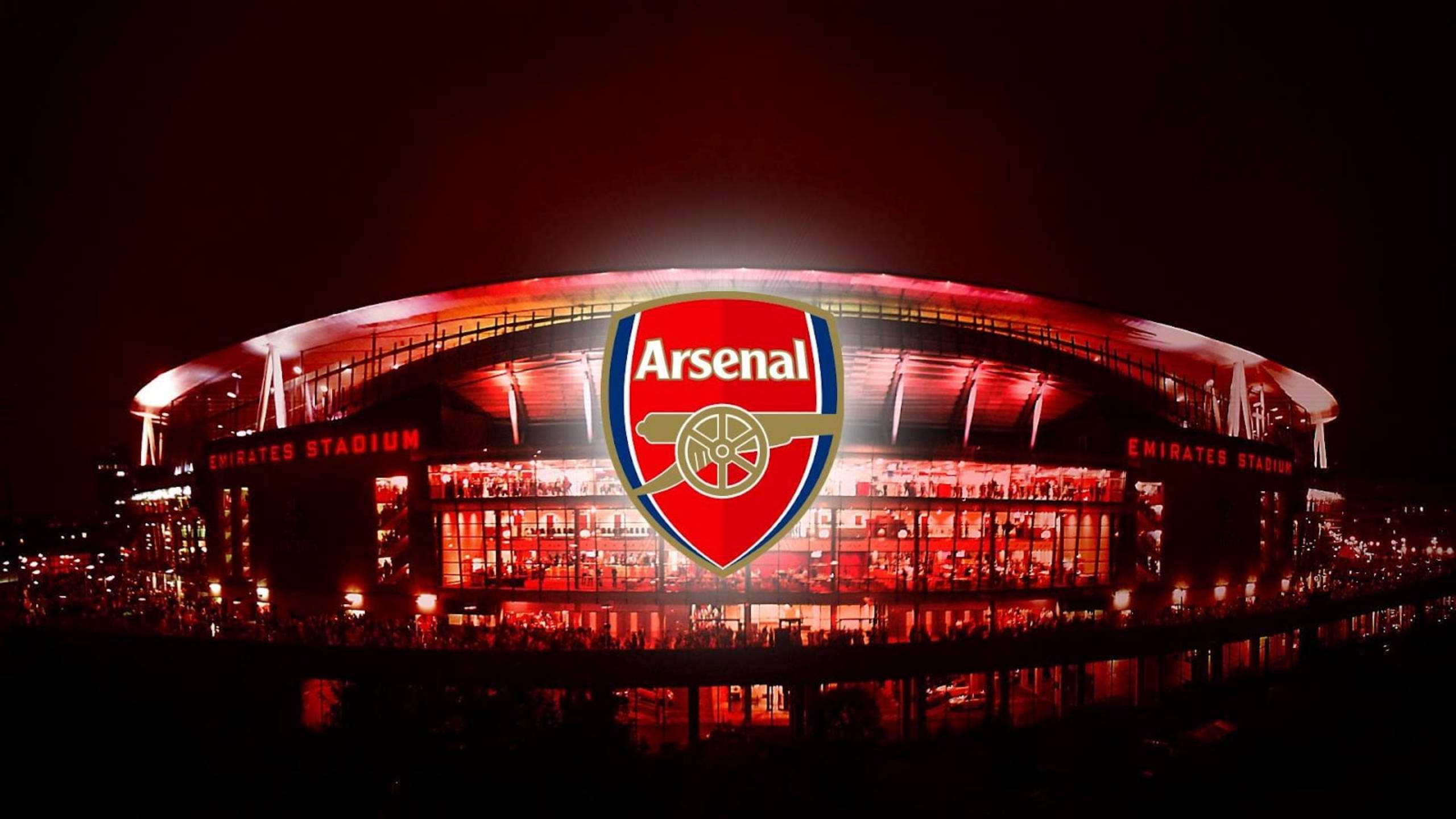 Download Red Aesthetic Arsenal Stadium Wallpaper