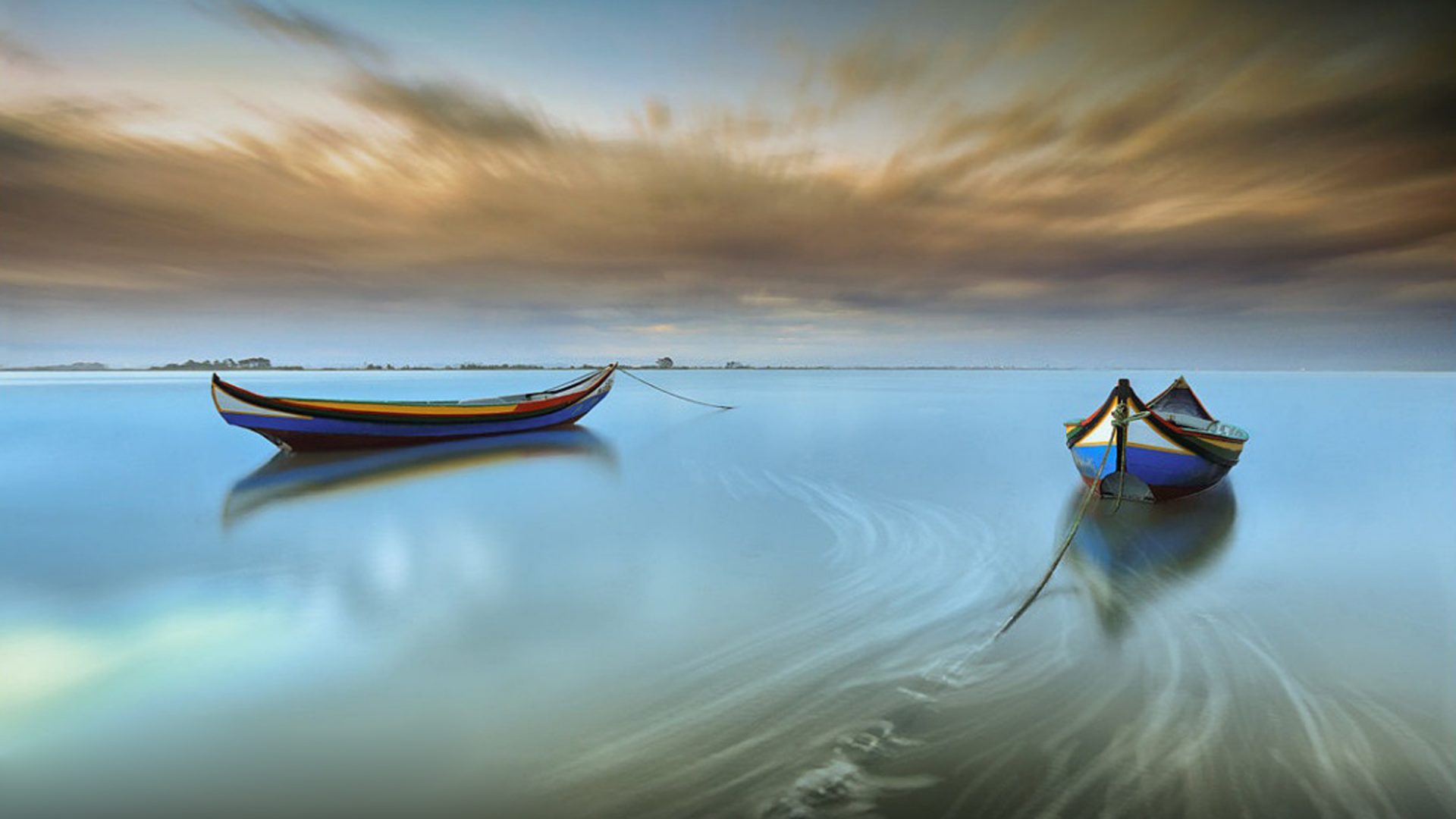 Ria De Aveiro Estuary Or River Vouga Portugal Desktop