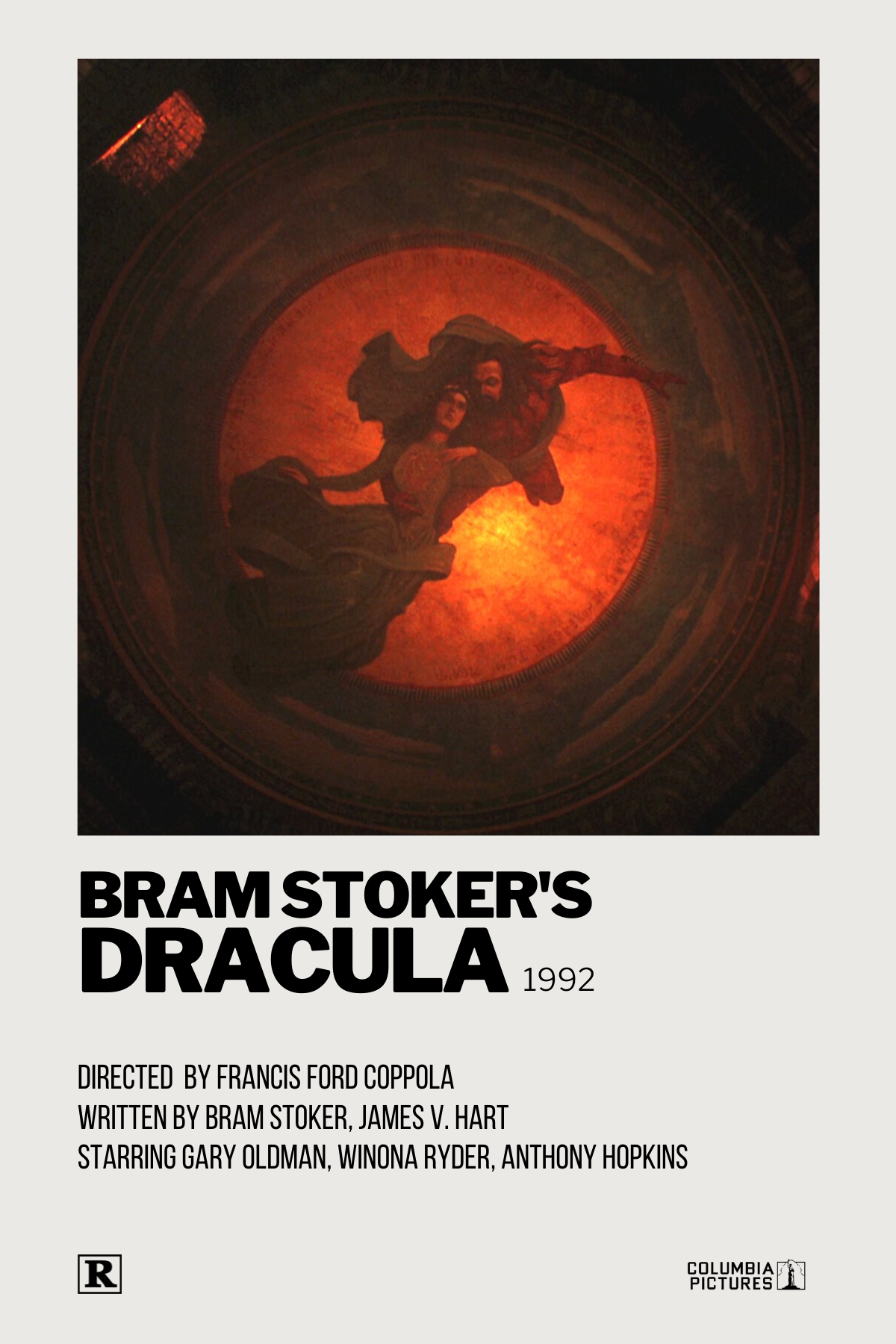Bram Stoker's Dracula Polaroid Movie Poster. Bram stoker's dracula, Dracula book, Stoker movie