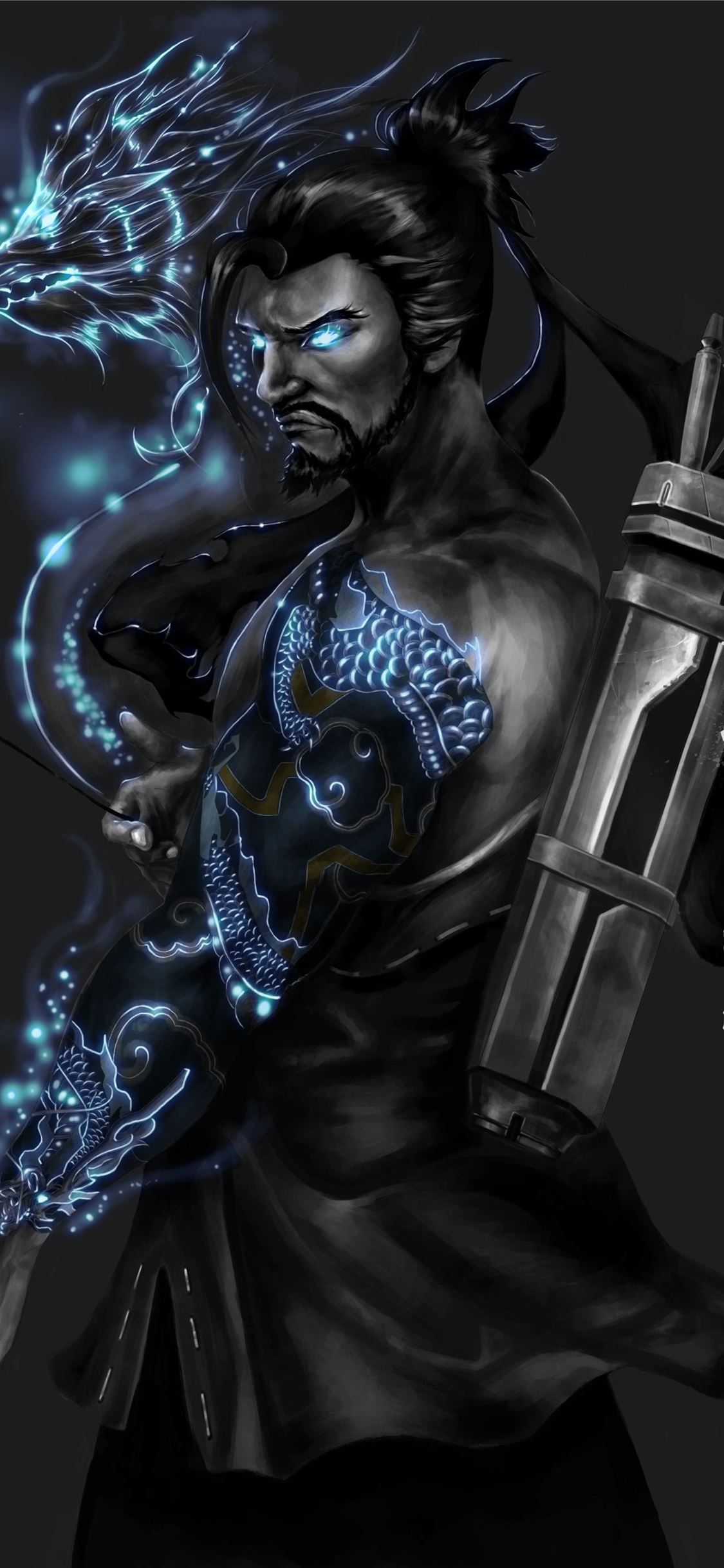 Hanzo #DaniAlves #SportCelebrity #SoccerCelebrity #brazil #iPhone11Wallpaper. Overwatch hanzo, Overwatch wallpaper, Overwatch fan art