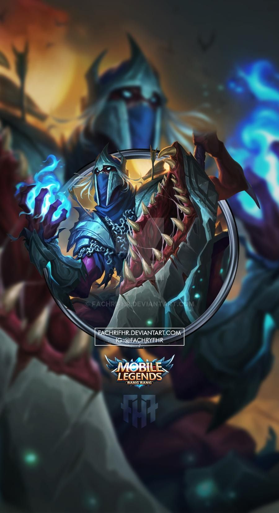 Wallpaper Phone Hanzo Undead King. Mobile legends, Mobile legend wallpaper, Cool wallpaper for phones