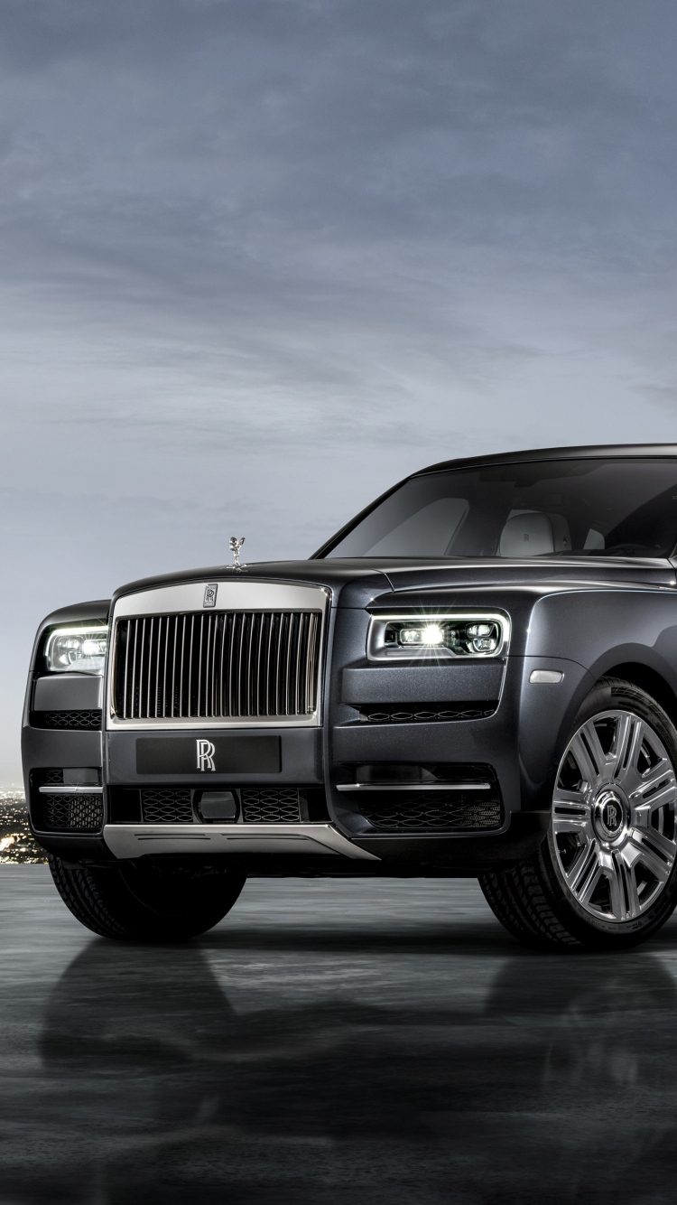 Download Wallpaper 750x1334 Rolls Royce Cullinan, Gray Luxury Car, Iphone 7, Iphone 8, 750x1334 HD Background, 7394