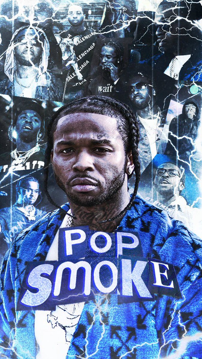 Pop Smoke Wallpaper for mobile phone, tablet, desktop computer and other devices HD and 4K wallpaper. Smoke wallpaper, Badass wallpaper iphone, Smoke picture