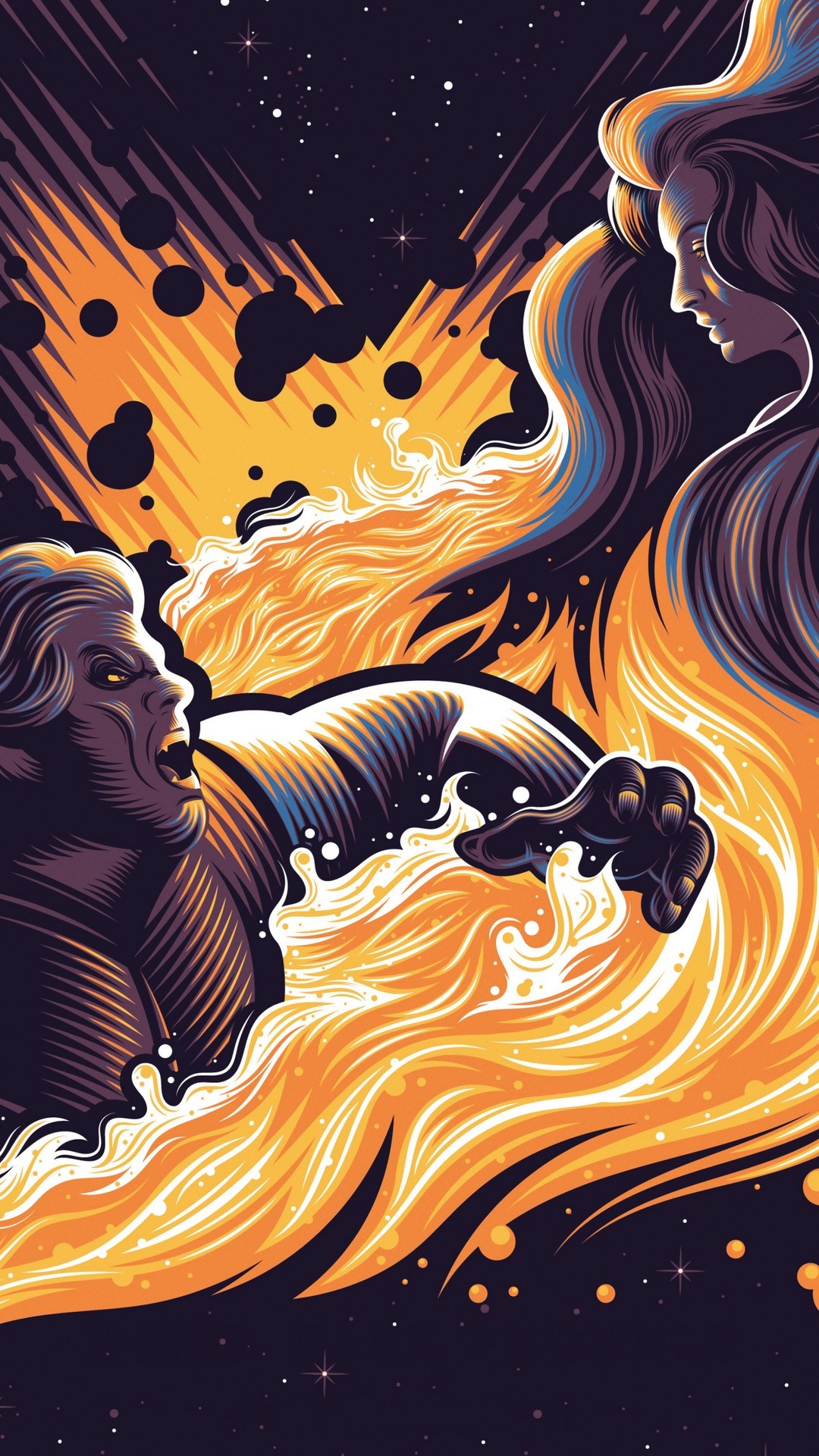 Phones Wallpaper Dark Phoenix Phone Wallpaper HD