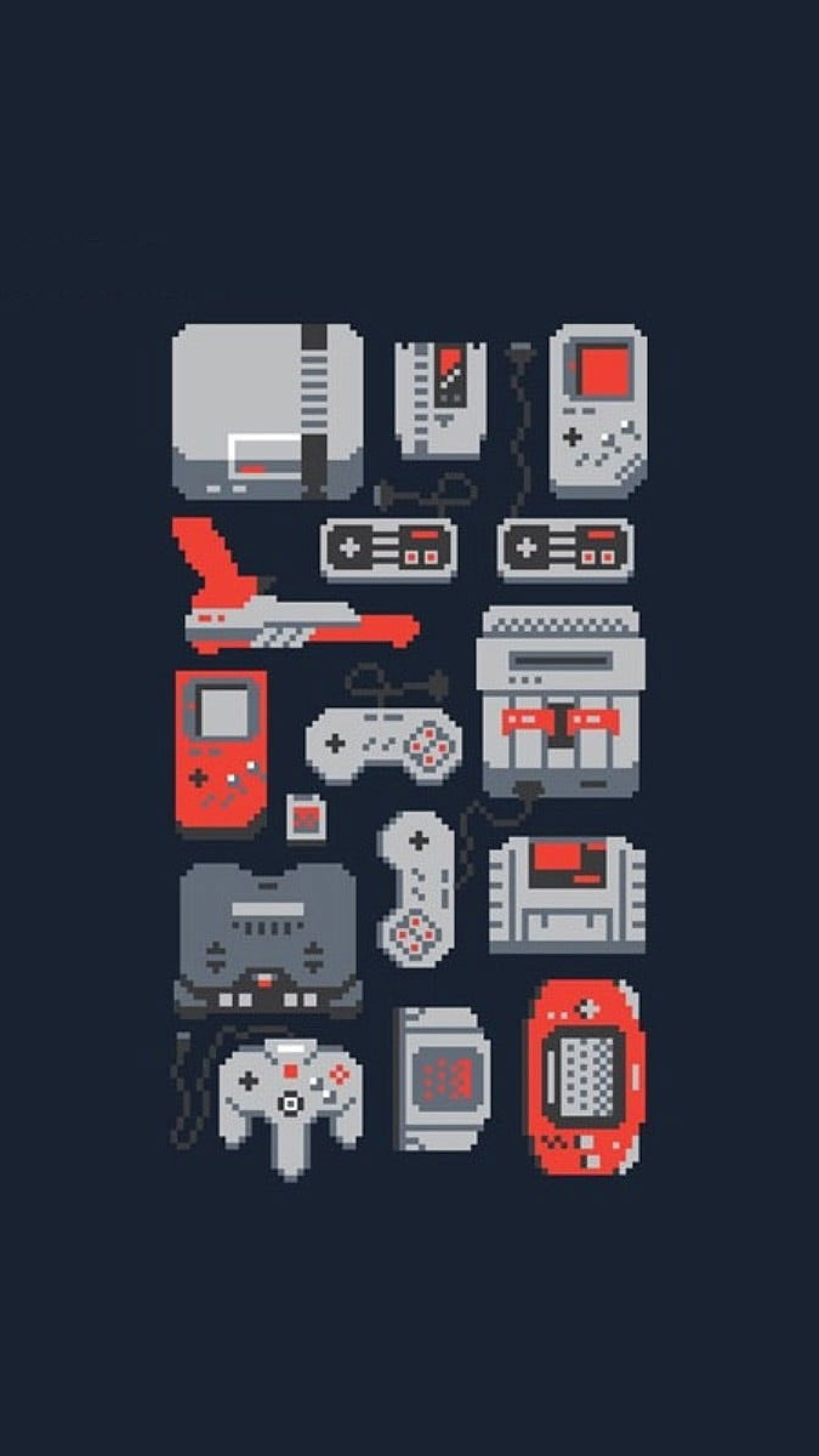 Wallpaper Game Consoles Illustration, Video Games, Nintendo • Wallpaper For You