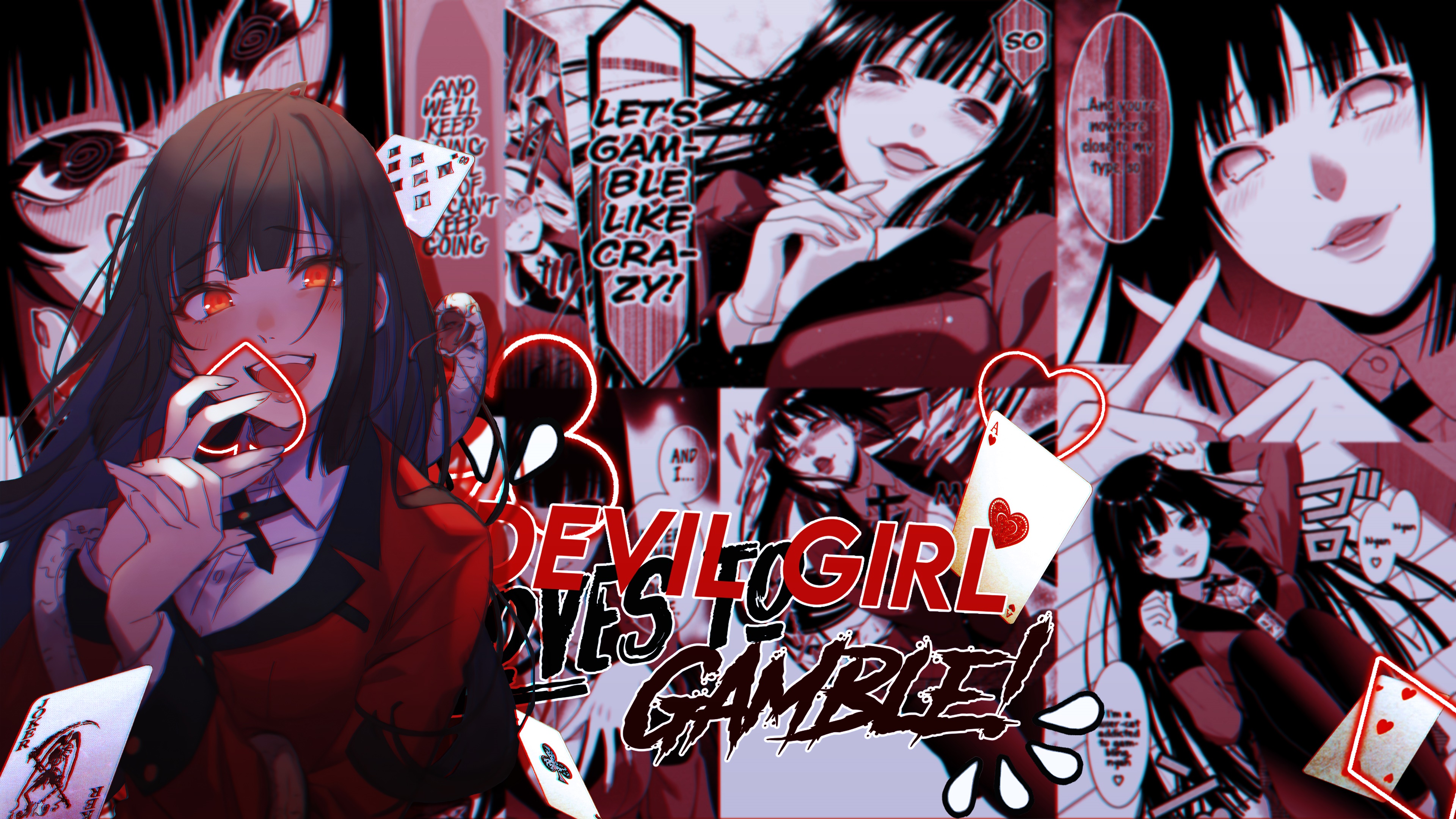 Kakegurui 4K, Yumeko Jabami Gallery HD Wallpaper