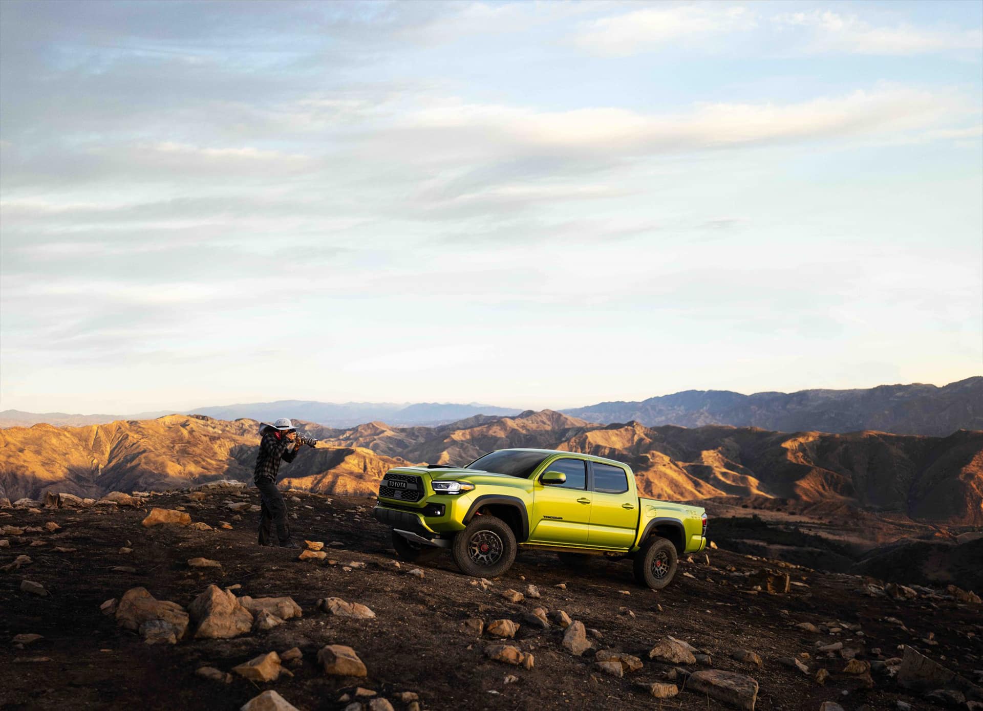 Lime green 2022 Toyota Tacoma is on the horizon. Toyota of North Charlotte