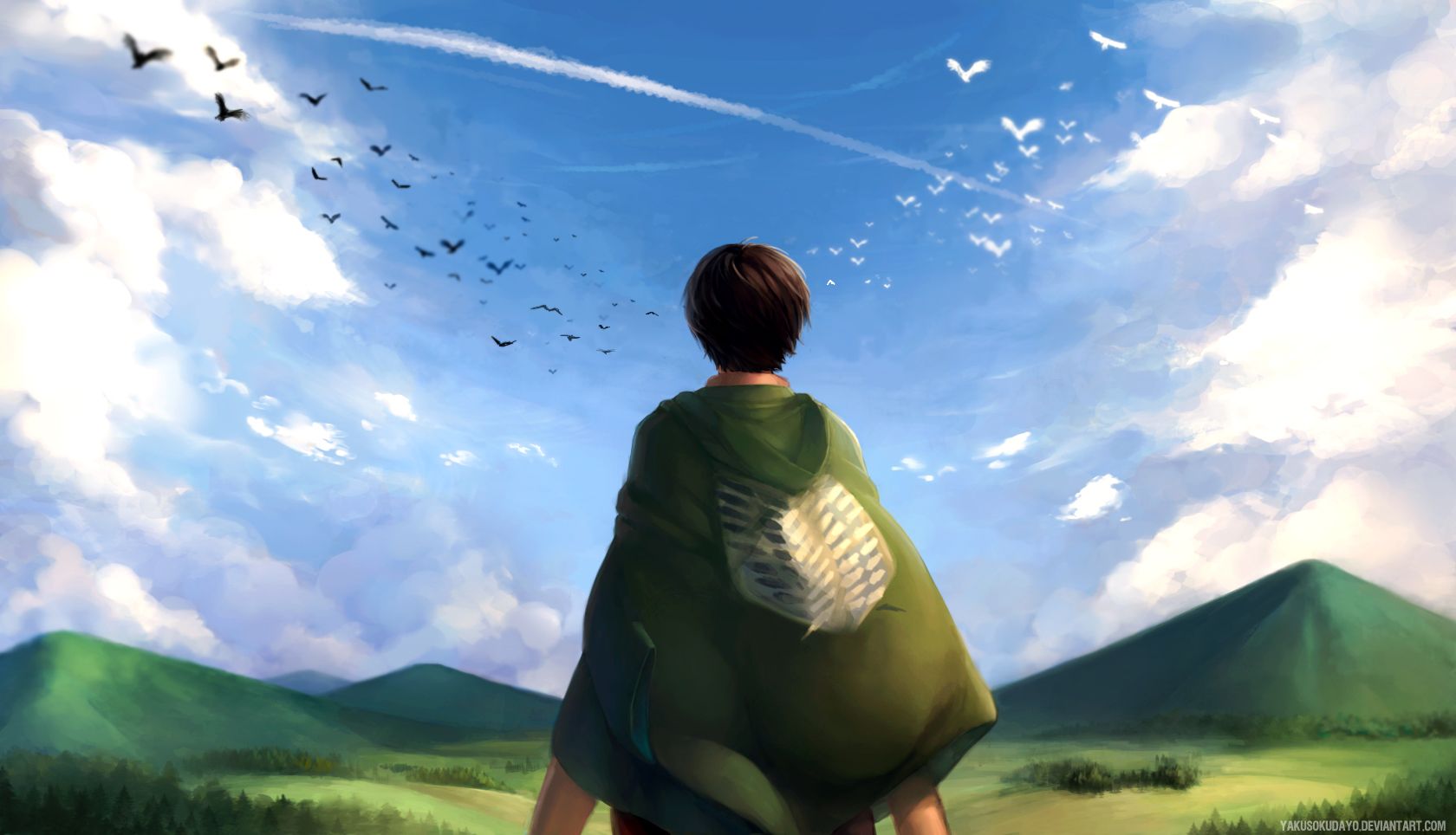 Feel the freedom! Computer Wallpaper, Desktop Backgroundx964. Attack on titan, Anime quotes, Attack on titan anime