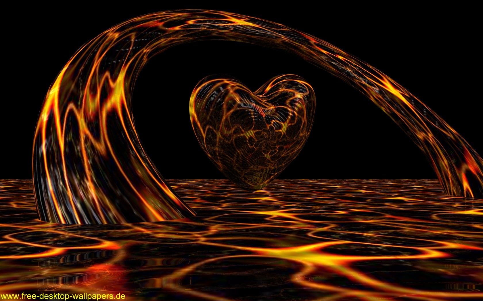 free wallpaper for desktop. Wallpaper. Hintergrundbilder. Free Desktop Wallpaper Download. Fire heart, Widescreen wallpaper, Heart wallpaper