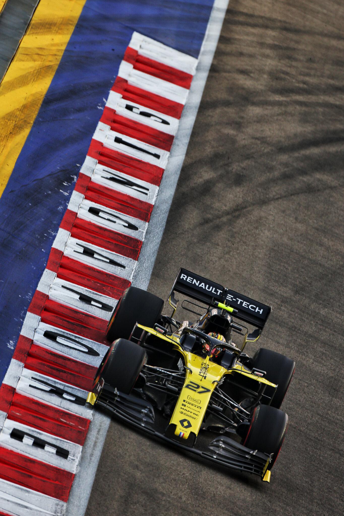 Mobile wallpaper.. 2019 Singapore GP Hulkenberg (Renault) [1365x2048]