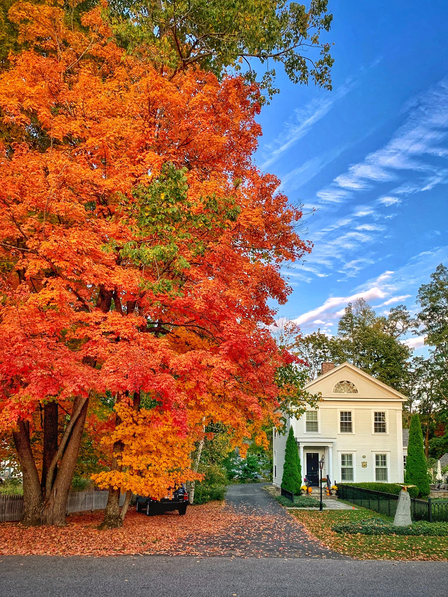 stunning fall foliage photo taken by Boston.com readers