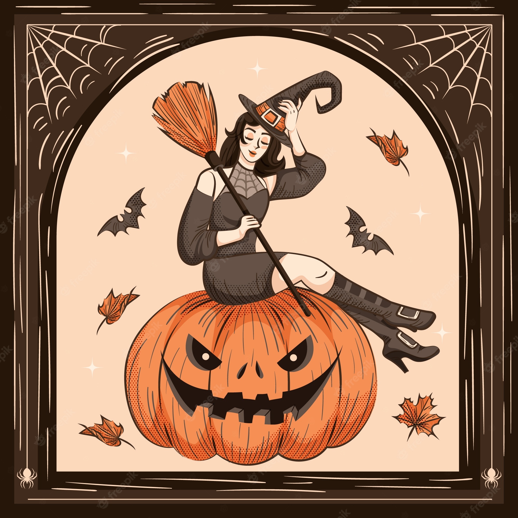 Vintage halloween Image. Free Vectors, & PSD
