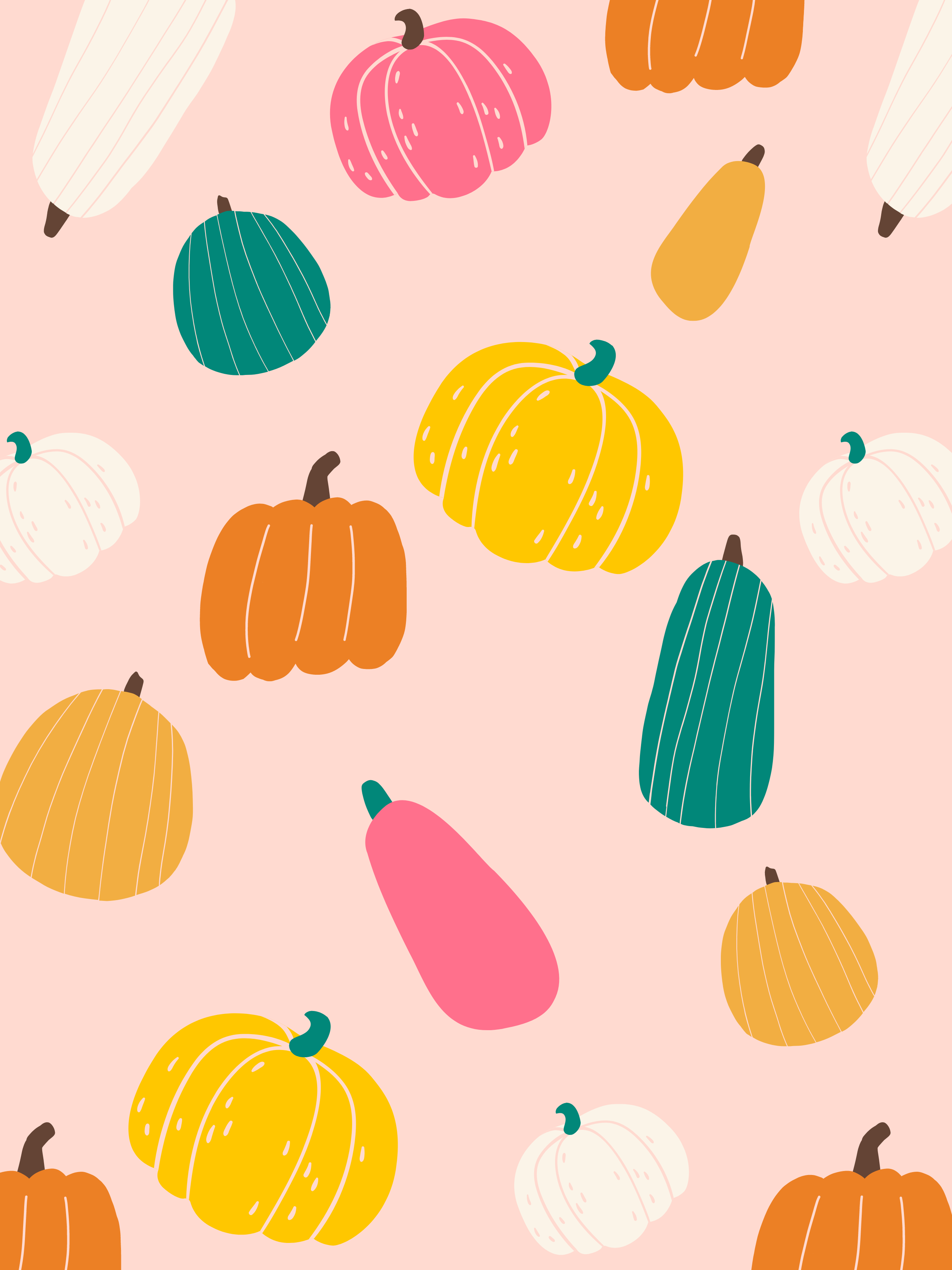 Cute Pumpkin Wallpaper For Desktop And Phone