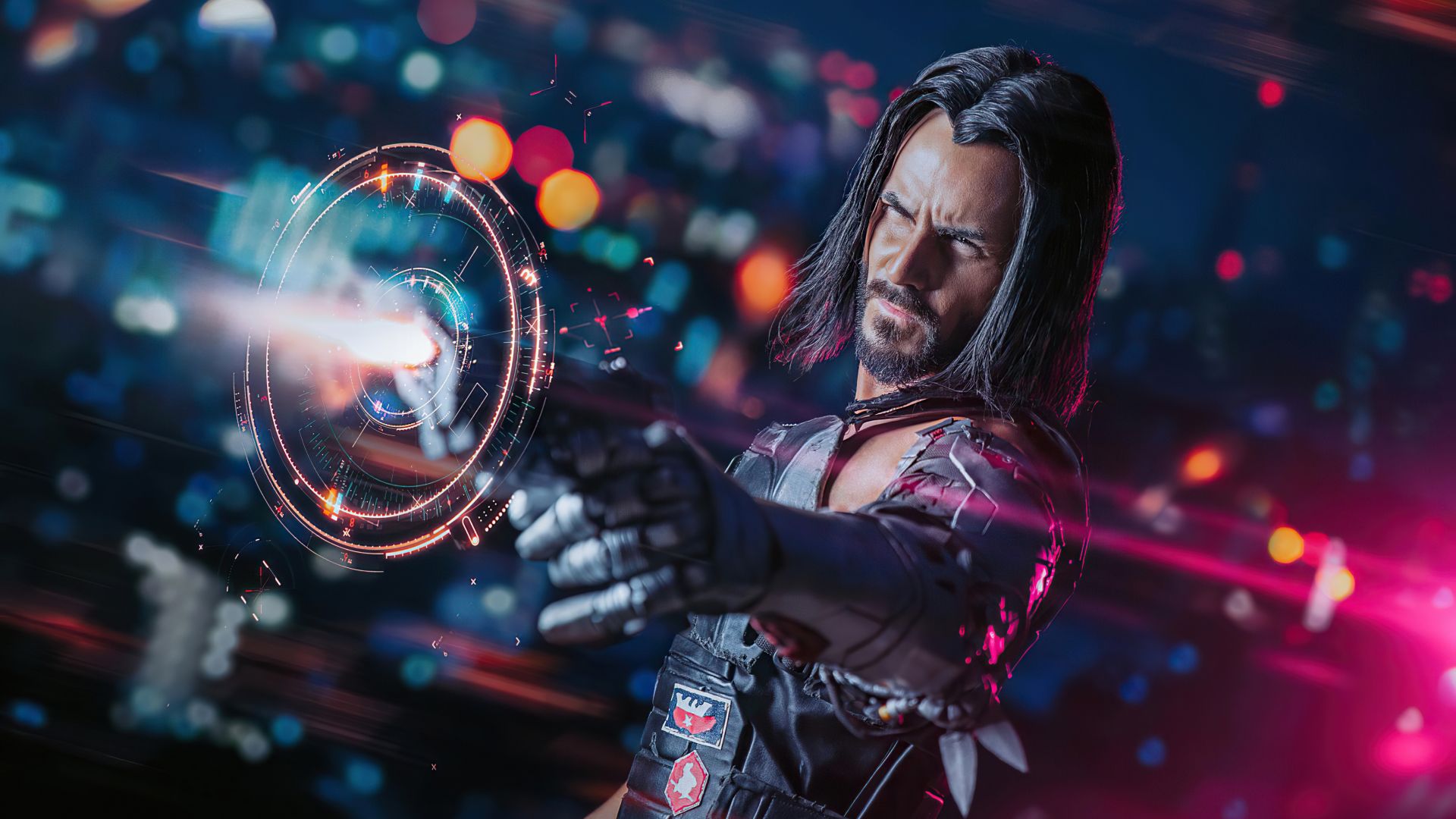 Desktop Wallpaper Cyberpunk Keanu Reeves, HD Image, Picture, Background, C68177